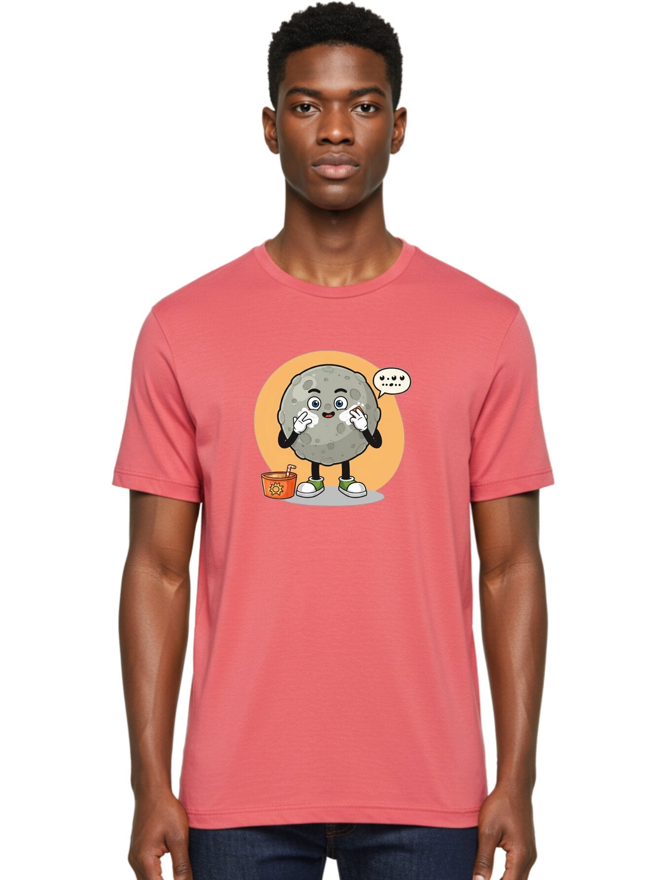 Moon-Character Men'S Graphic Tee, 100% Cotton, Comfortable Casual Summer Wear, Machine Washable, Vintage Camera, Old Camera, Antique Camera, Black Camera, Classic Photography, Photography Equipment, Nostalgic Device, Film Camera, Camera Art Bar171 27