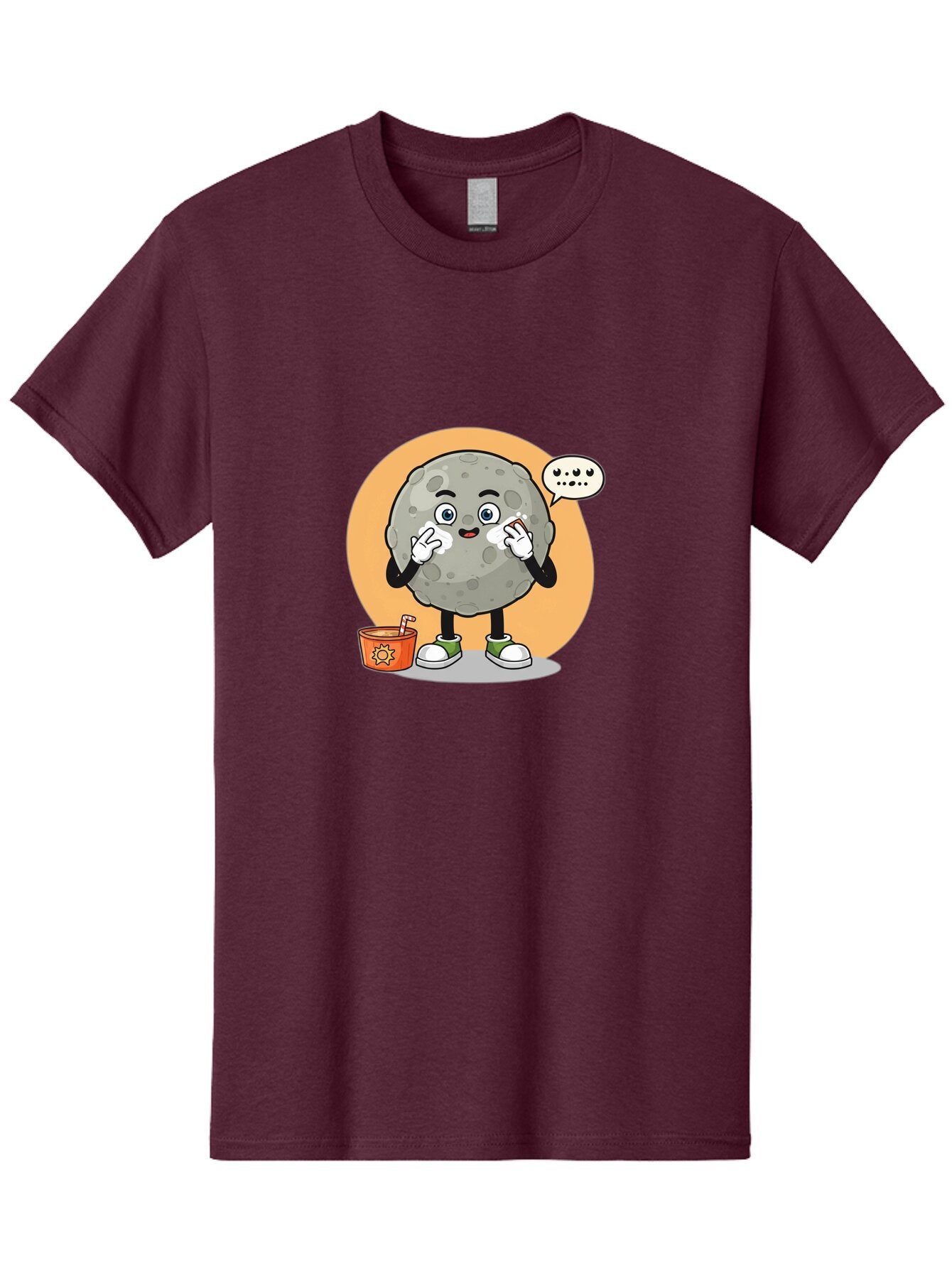 Moon-Character Men'S Graphic Tee, 100% Cotton, Comfortable Casual Summer Wear, Machine Washable, Vintage Camera, Old Camera, Antique Camera, Black Camera, Classic Photography, Photography Equipment, Nostalgic Device, Film Camera, Camera Art Bar171 3