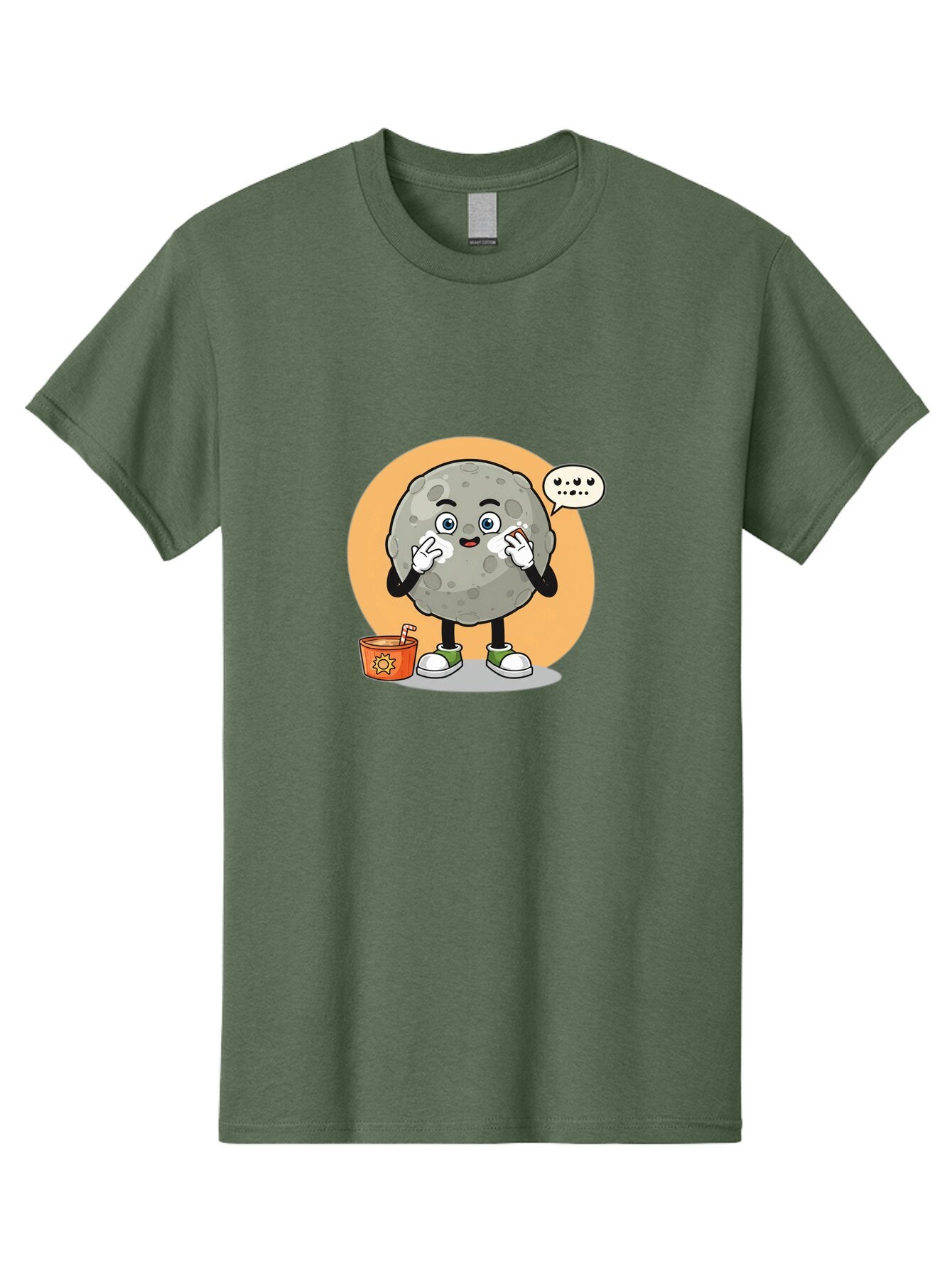Moon-Character Men'S Graphic Tee, 100% Cotton, Comfortable Casual Summer Wear, Machine Washable, Vintage Camera, Old Camera, Antique Camera, Black Camera, Classic Photography, Photography Equipment, Nostalgic Device, Film Camera, Camera Art Bar171 5