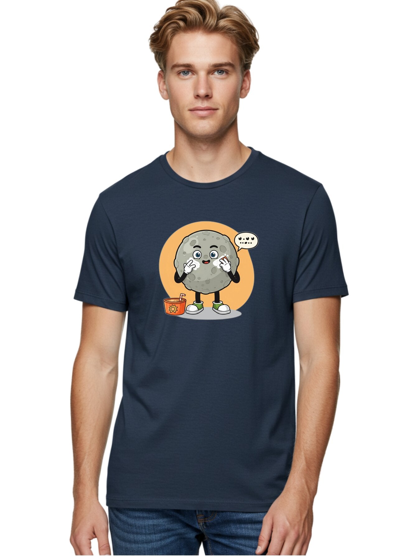Moon-Character Men'S Graphic Tee, 100% Cotton, Comfortable Casual Summer Wear, Machine Washable, Vintage Camera, Old Camera, Antique Camera, Black Camera, Classic Photography, Photography Equipment, Nostalgic Device, Film Camera, Camera Art Bar171 20