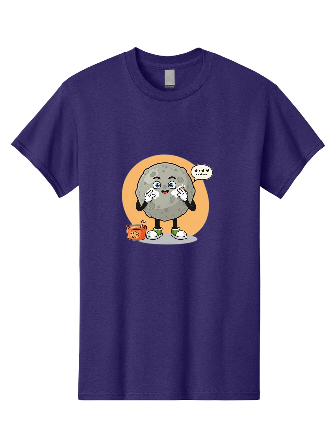 Moon-Character Men'S Graphic Tee, 100% Cotton, Comfortable Casual Summer Wear, Machine Washable, Vintage Camera, Old Camera, Antique Camera, Black Camera, Classic Photography, Photography Equipment, Nostalgic Device, Film Camera, Camera Art Bar171 4