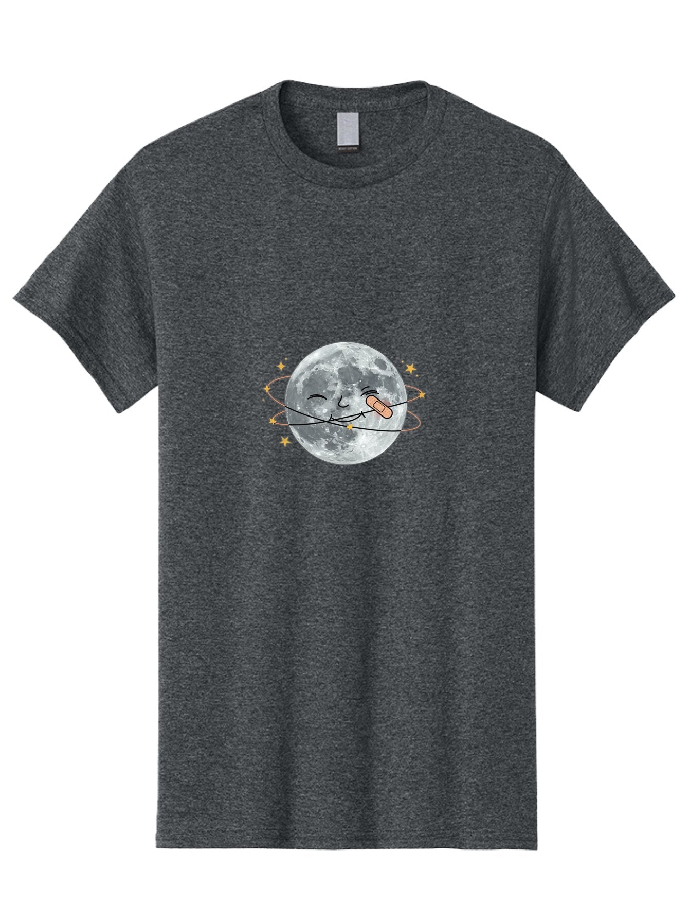 Moon-With-Band-Aid Men'S Graphic Tee, 100% Cotton, Comfortable Casual Summer Wear, Machine Washable, Vintage Camera, Old Camera, Antique Camera, Black Camera, Classic Photography, Photography Equipment, Nostalgic Device, Film Camera, Bar175 11