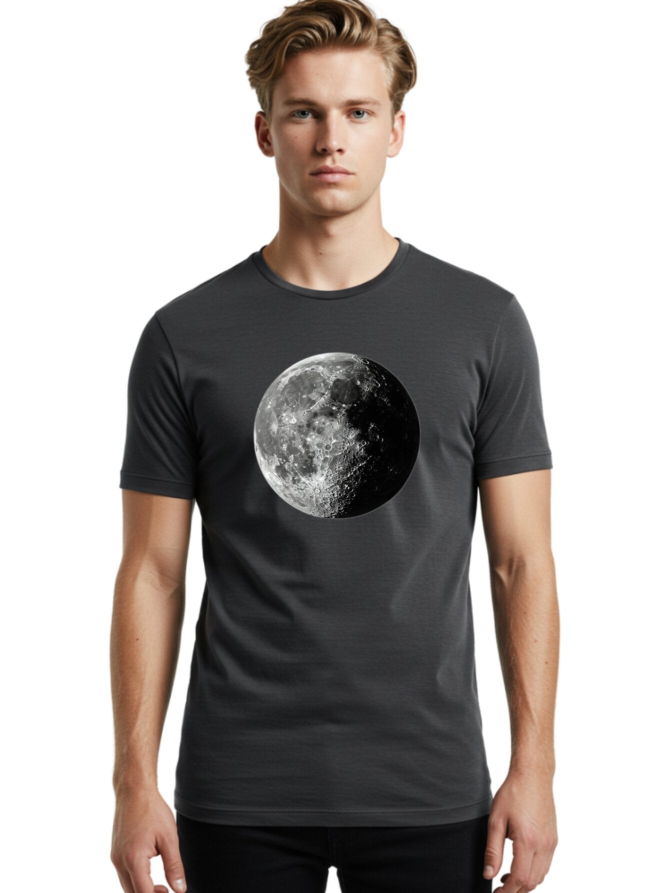 Moon Men'S Graphic Tee, 100% Cotton, Comfortable Casual Summer Wear, Machine Washable, Vintage Camera, Old Camera, Antique Camera, Black Camera, Classic Photography, Photography Equipment, Nostalgic Device, Film Camera, Camera Art Bar176 29