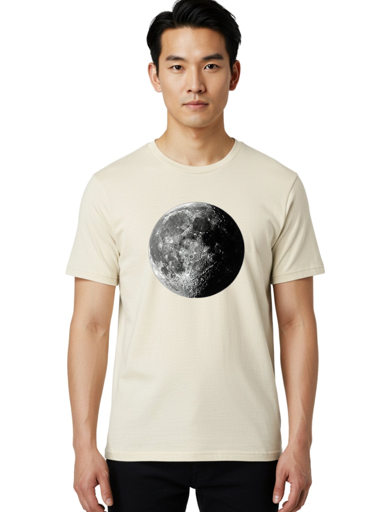 Moon Men'S Graphic Tee, 100% Cotton, Comfortable Casual Summer Wear, Machine Washable, Vintage Camera, Old Camera, Antique Camera, Black Camera, Classic Photography, Photography Equipment, Nostalgic Device, Film Camera, Camera Art Bar176 20