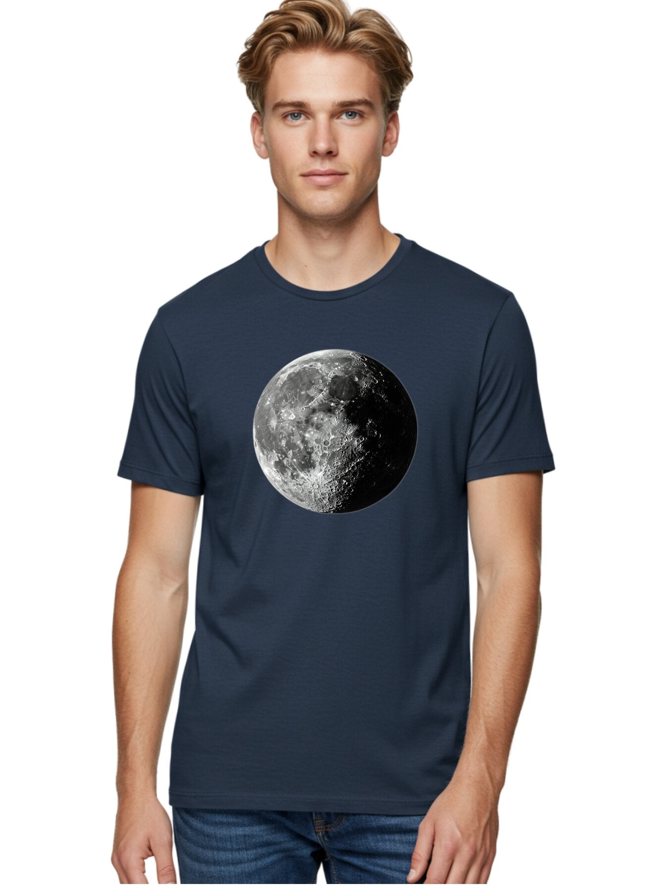 Moon Men'S Graphic Tee, 100% Cotton, Comfortable Casual Summer Wear, Machine Washable, Vintage Camera, Old Camera, Antique Camera, Black Camera, Classic Photography, Photography Equipment, Nostalgic Device, Film Camera, Camera Art Bar176 24