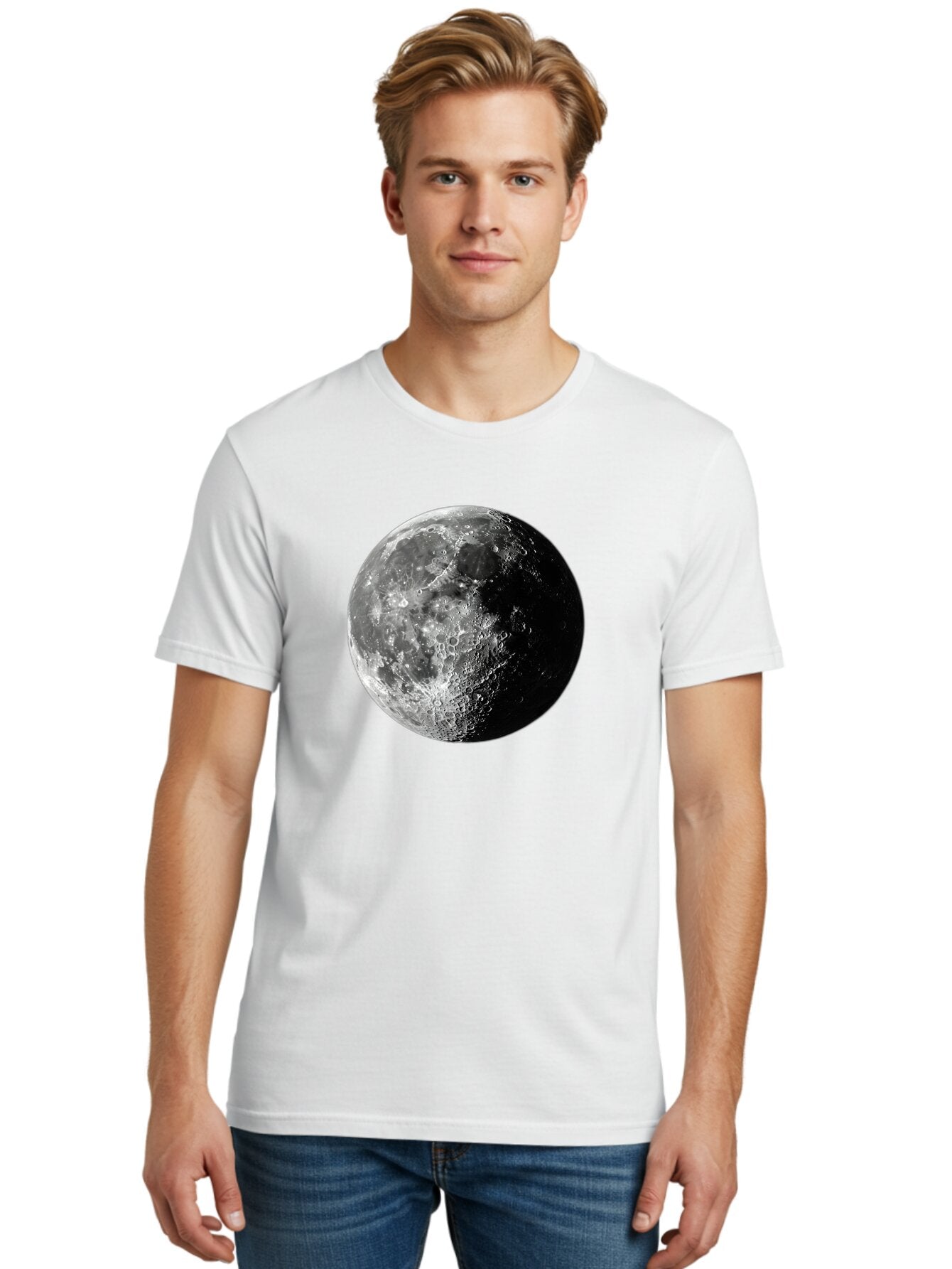 Moon Men'S Graphic Tee, 100% Cotton, Comfortable Casual Summer Wear, Machine Washable, Vintage Camera, Old Camera, Antique Camera, Black Camera, Classic Photography, Photography Equipment, Nostalgic Device, Film Camera, Camera Art Bar176 17