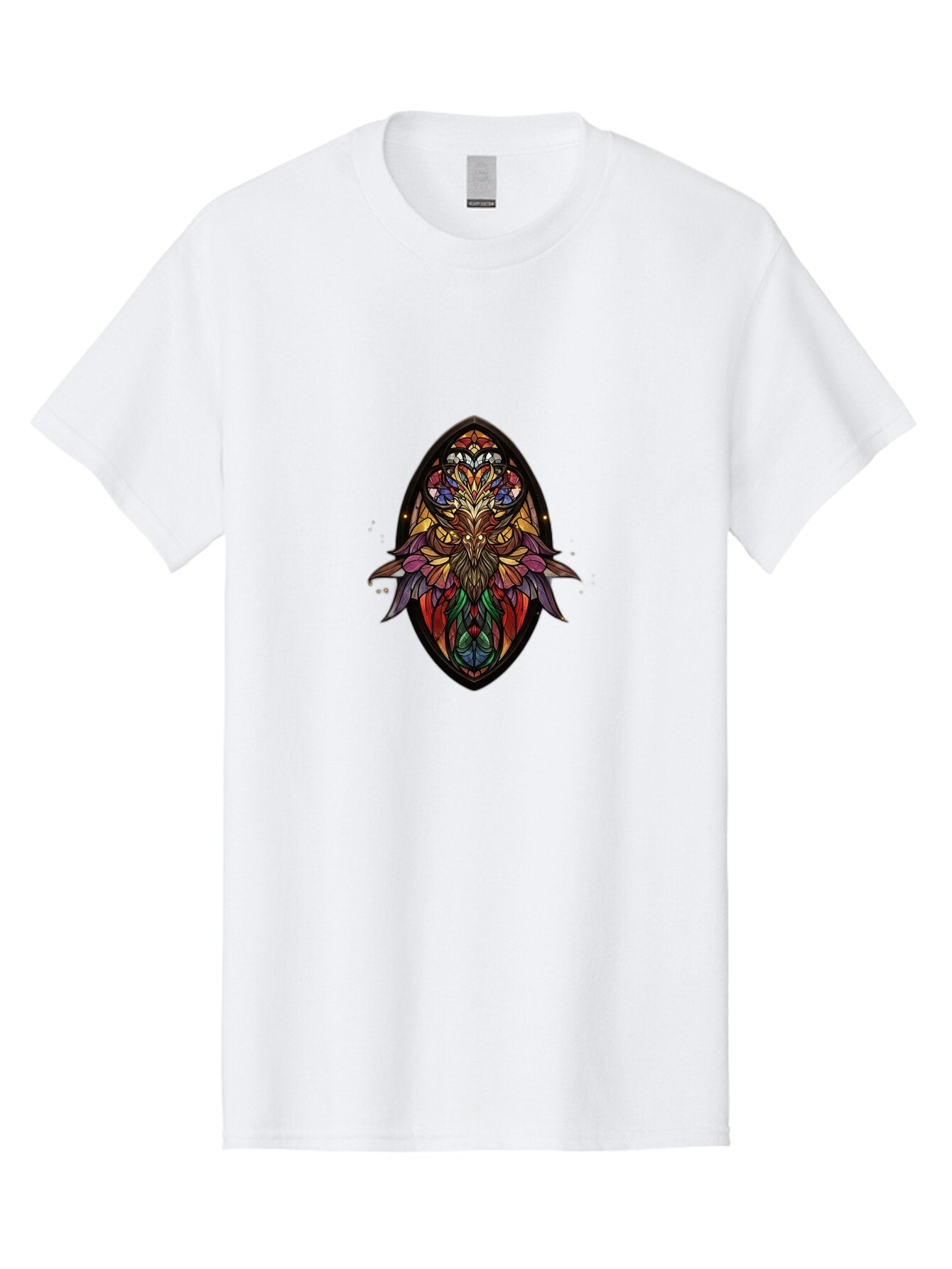 Multicolored-Stained-Glass-Owl Men'S Graphic Tee, 100% Cotton, Comfortable Casual Summer Wear, Machine Washable, Vintage Camera, Old Camera, Antique Camera, Black Camera, Classic Photography, Photography Equipment, Nostalgic Device, Bar182 8