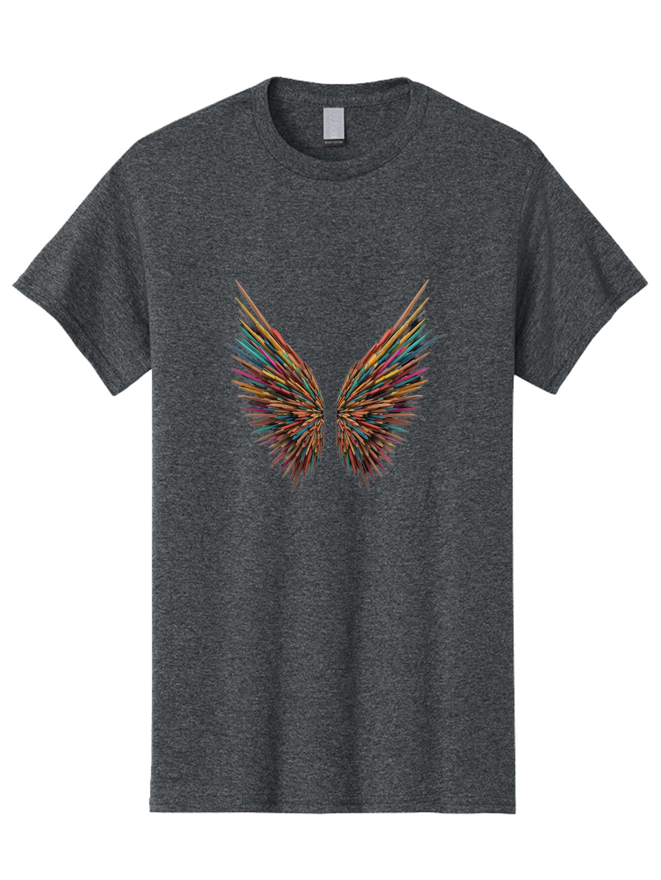 Multicolored-Wings Men'S Graphic Tee, 100% Cotton, Comfortable Casual Summer Wear, Machine Washable, Vintage Camera, Old Camera, Antique Camera, Black Camera, Classic Photography, Photography Equipment, Nostalgic Device, Film Camera, Bar183 14