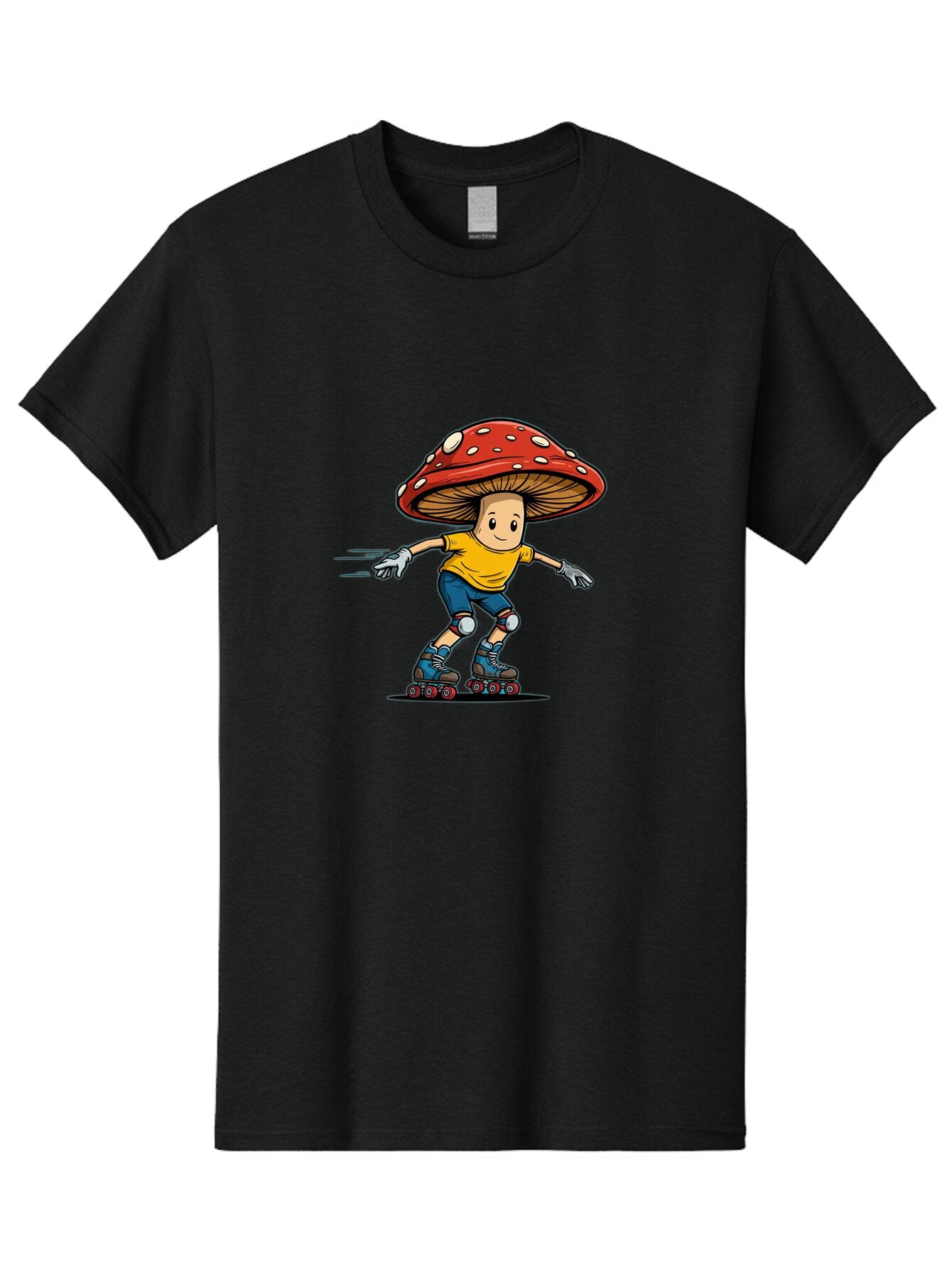 Mushroom-Boy-Skating Men'S Graphic Tee, 100% Cotton, Comfortable Casual Summer Wear, Machine Washable, Vintage Camera, Old Camera, Antique Camera, Black Camera, Classic Photography, Photography Equipment, Nostalgic Device, Film Camera, Bar185 9