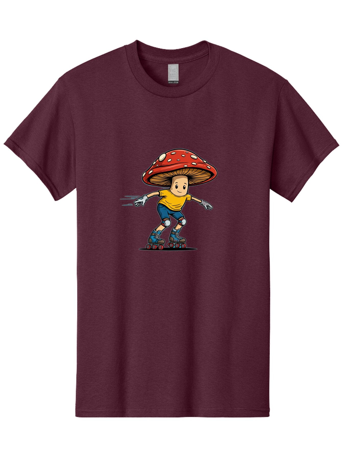 Mushroom-Boy-Skating Men'S Graphic Tee, 100% Cotton, Comfortable Casual Summer Wear, Machine Washable, Vintage Camera, Old Camera, Antique Camera, Black Camera, Classic Photography, Photography Equipment, Nostalgic Device, Film Camera, Bar185 7
