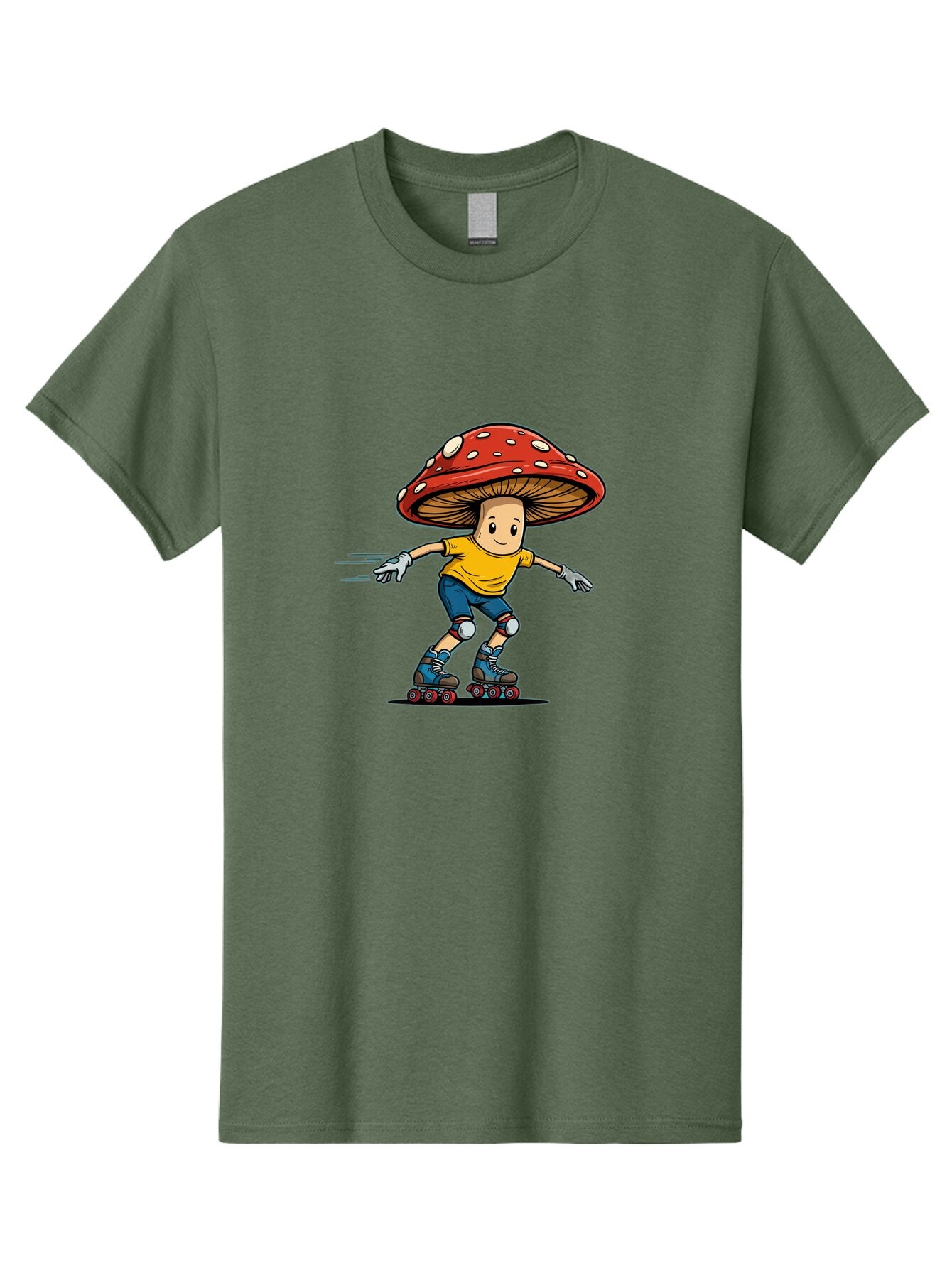 Mushroom-Boy-Skating Men'S Graphic Tee, 100% Cotton, Comfortable Casual Summer Wear, Machine Washable, Vintage Camera, Old Camera, Antique Camera, Black Camera, Classic Photography, Photography Equipment, Nostalgic Device, Film Camera, Bar185 14