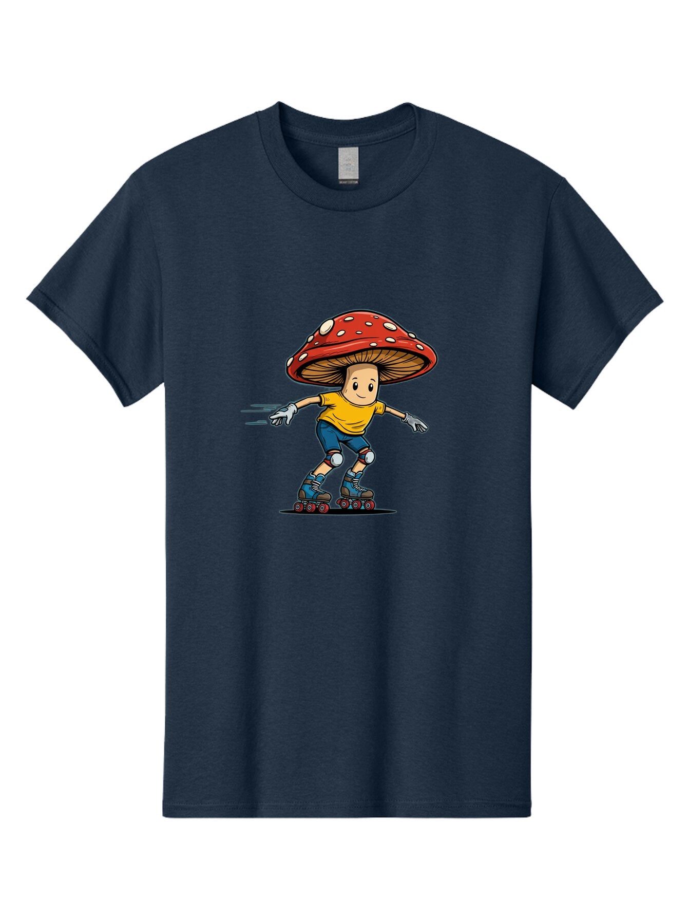 Mushroom-Boy-Skating Men'S Graphic Tee, 100% Cotton, Comfortable Casual Summer Wear, Machine Washable, Vintage Camera, Old Camera, Antique Camera, Black Camera, Classic Photography, Photography Equipment, Nostalgic Device, Film Camera, Bar185 10