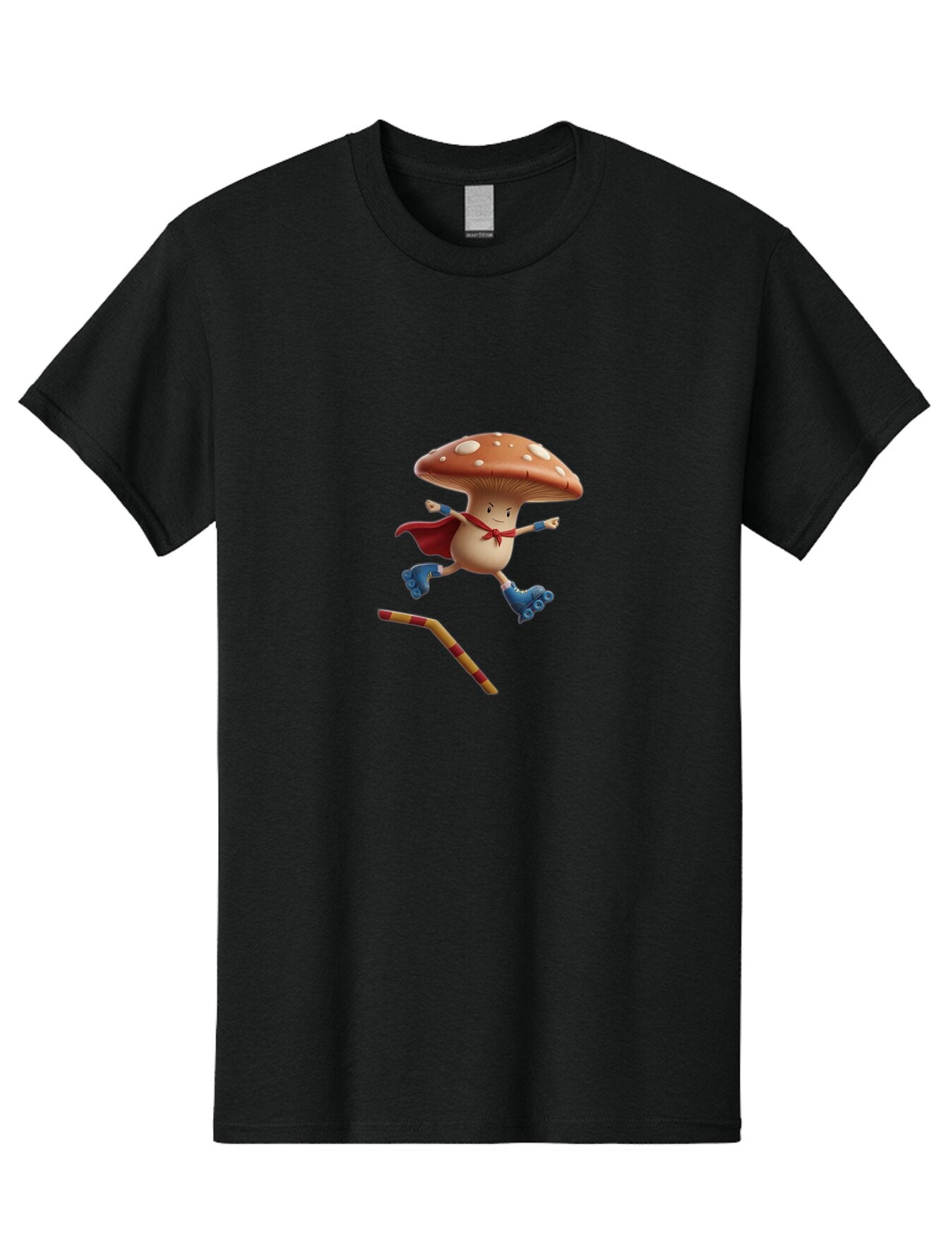 Mushroom-Character-1 Men'S Graphic Tee, 100% Cotton, Comfortable Casual Summer Wear, Machine Washable, Vintage Camera, Old Camera, Antique Camera, Black Camera, Classic Photography, Photography Equipment, Nostalgic Device, Film Camera, Bar186 4