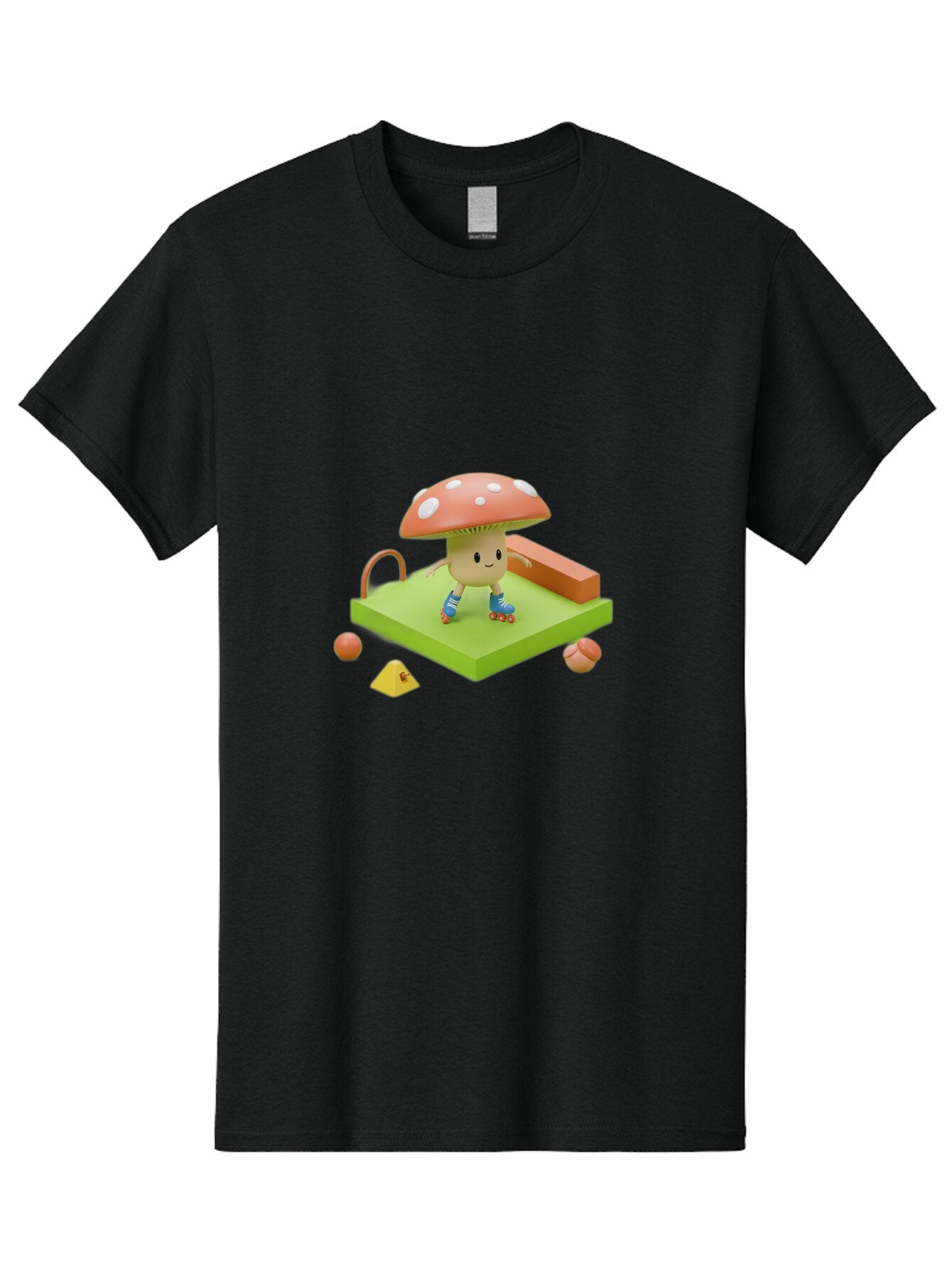 Mushroom-Character-2 Men'S Graphic Tee, 100% Cotton, Comfortable Casual Summer Wear, Machine Washable, Vintage Camera, Old Camera, Antique Camera, Black Camera, Classic Photography, Photography Equipment, Nostalgic Device, Film Camera, Bar187 3