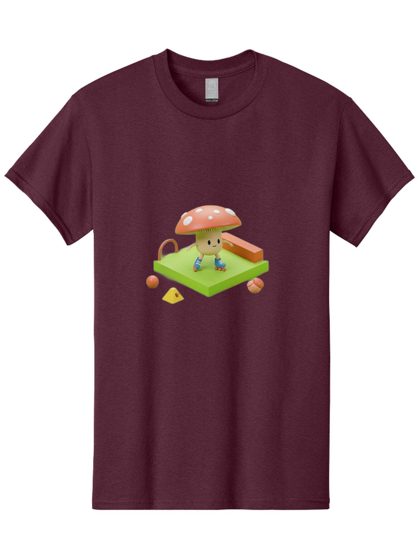 Mushroom-Character-2 Men'S Graphic Tee, 100% Cotton, Comfortable Casual Summer Wear, Machine Washable, Vintage Camera, Old Camera, Antique Camera, Black Camera, Classic Photography, Photography Equipment, Nostalgic Device, Film Camera, Bar187 2
