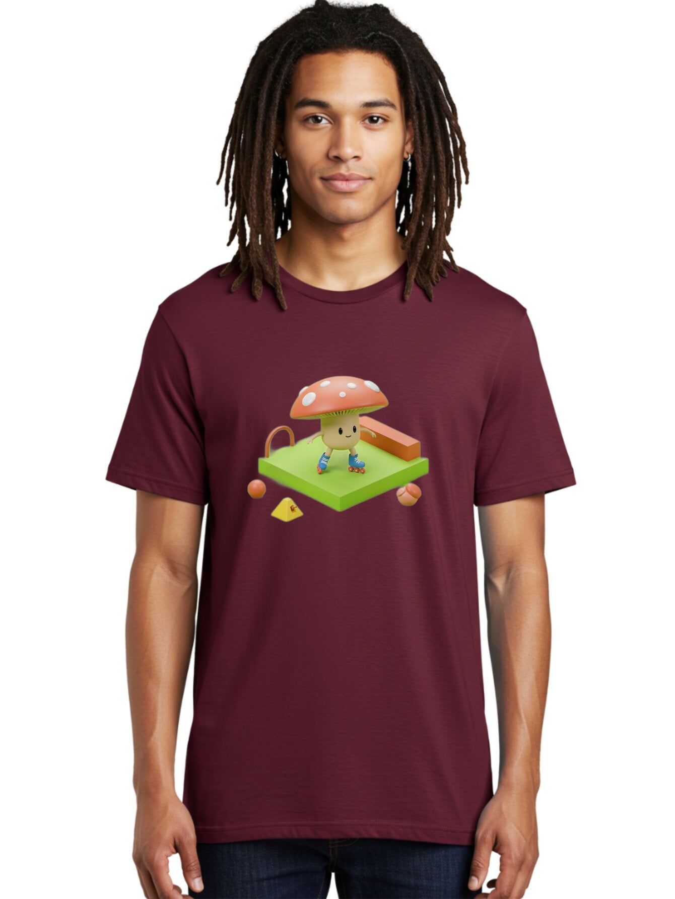Mushroom-Character-2 Men'S Graphic Tee, 100% Cotton, Comfortable Casual Summer Wear, Machine Washable, Vintage Camera, Old Camera, Antique Camera, Black Camera, Classic Photography, Photography Equipment, Nostalgic Device, Film Camera, Bar187 21