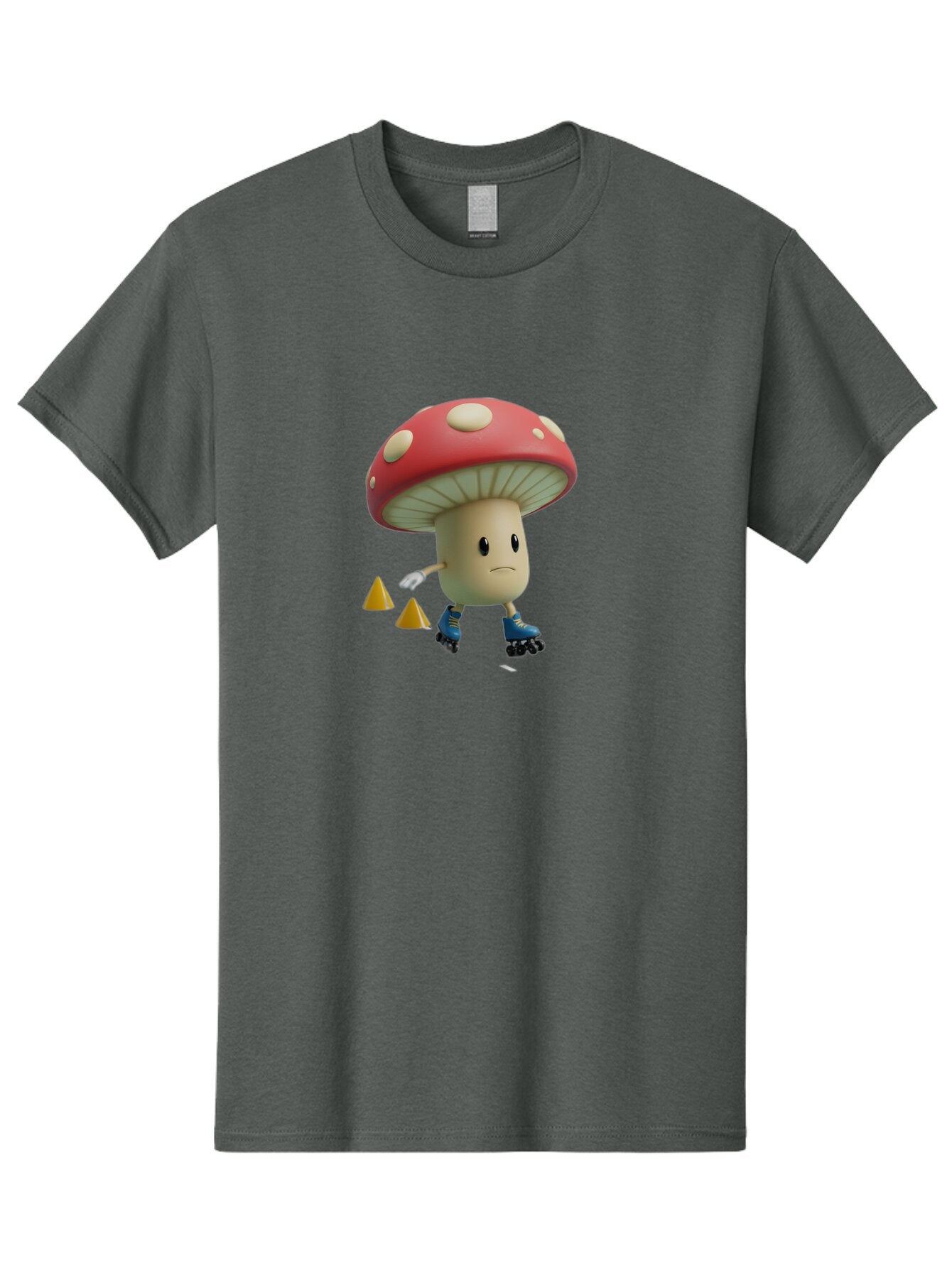 Mushroom-Character-3 Men'S Graphic Tee, 100% Cotton, Comfortable Casual Summer Wear, Machine Washable, Vintage Camera, Old Camera, Antique Camera, Black Camera, Classic Photography, Photography Equipment, Nostalgic Device, Film Camera, Bar188 6