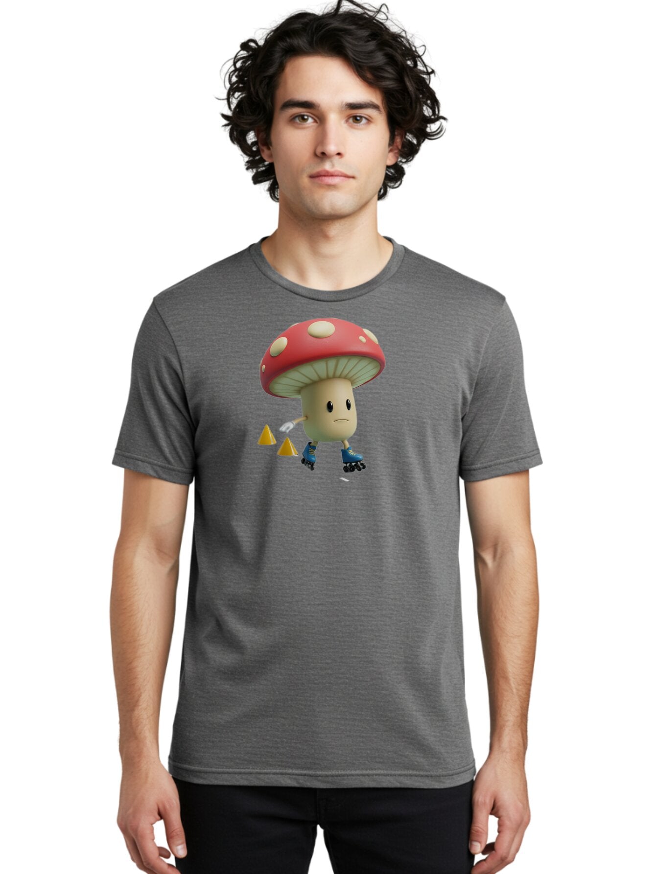 Mushroom-Character-3 Men'S Graphic Tee, 100% Cotton, Comfortable Casual Summer Wear, Machine Washable, Vintage Camera, Old Camera, Antique Camera, Black Camera, Classic Photography, Photography Equipment, Nostalgic Device, Film Camera, Bar188 27