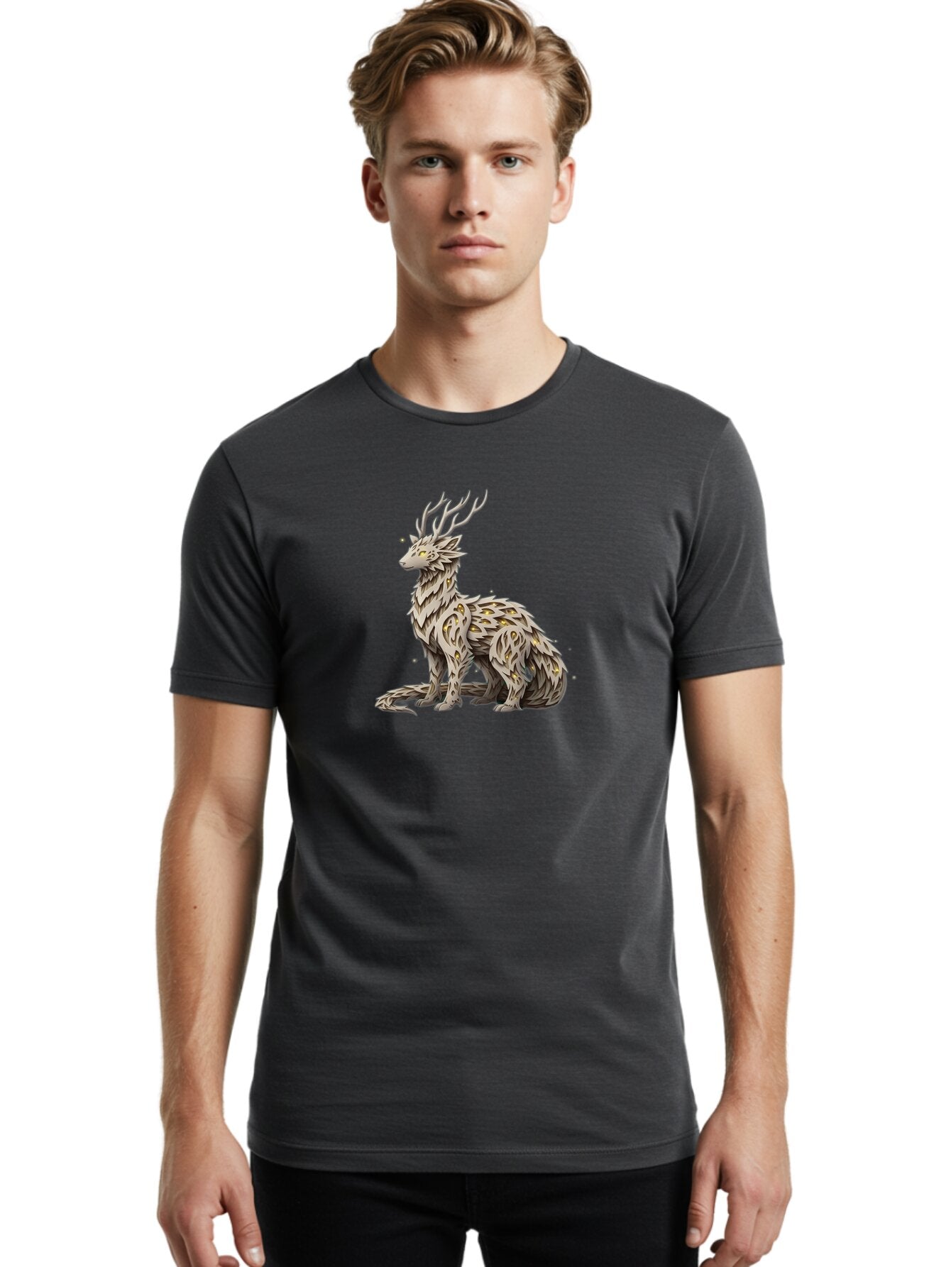 Mythical-Deer-Fox-Hybrid Men'S Graphic Tee, 100% Cotton, Comfortable Casual Summer Wear, Machine Washable, Vintage Camera, Old Camera, Antique Camera, Black Camera, Classic Photography, Photography Equipment, Nostalgic Device, Film Camera, Bar194 19