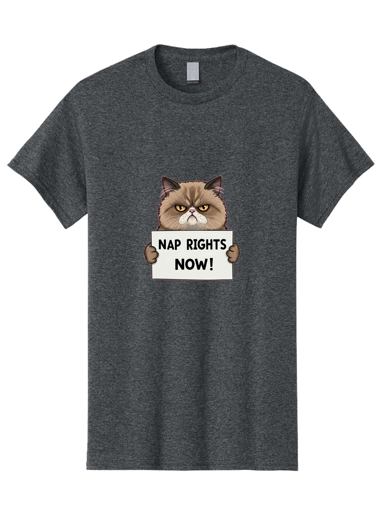 Nap-Rights-Now-1 Men'S Graphic Tee, 100% Cotton, Comfortable Casual Summer Wear, Machine Washable, Vintage Camera, Old Camera, Antique Camera, Black Camera, Classic Photography, Photography Equipment, Nostalgic Device, Film Camera, Camera Art Bar196 1