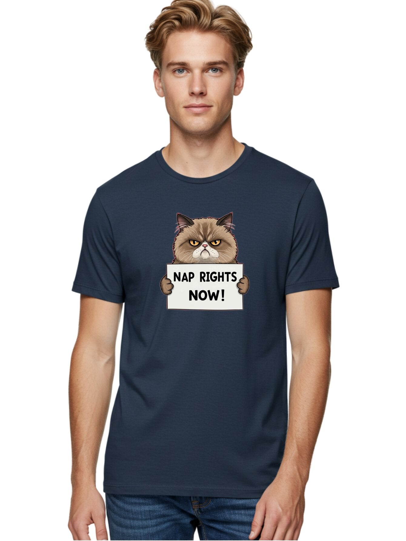 Nap-Rights-Now-1 Men'S Graphic Tee, 100% Cotton, Comfortable Casual Summer Wear, Machine Washable, Vintage Camera, Old Camera, Antique Camera, Black Camera, Classic Photography, Photography Equipment, Nostalgic Device, Film Camera, Camera Art Bar196 23