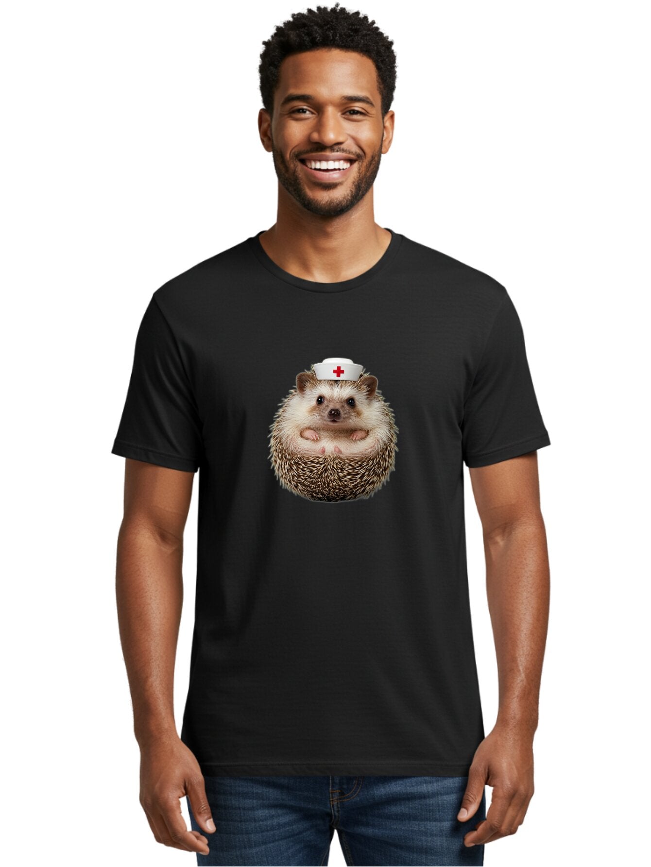 Nurse-Hedgehog Men'S Graphic Tee, 100% Cotton, Comfortable Casual Summer Wear, Machine Washable, Vintage Camera, Old Camera, Antique Camera, Black Camera, Classic Photography, Photography Equipment, Nostalgic Device, Film Camera, Camera Art Bar204 22