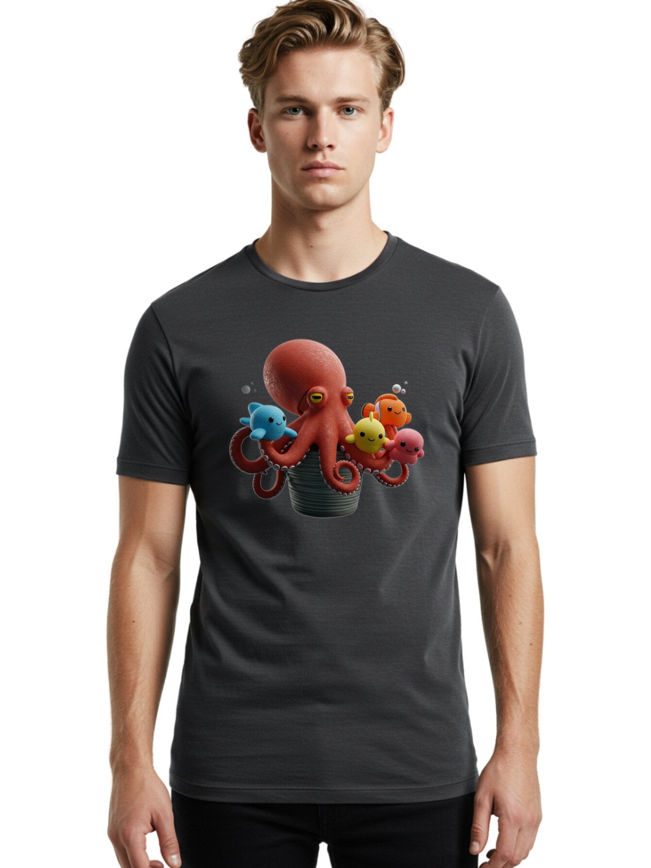 Octo-1 Men'S Graphic Tee, 100% Cotton, Comfortable Casual Summer Wear, Machine Washable, Vintage Camera, Old Camera, Antique Camera, Black Camera, Classic Photography, Photography Equipment, Nostalgic Device, Film Camera, Camera Art Bar205 17
