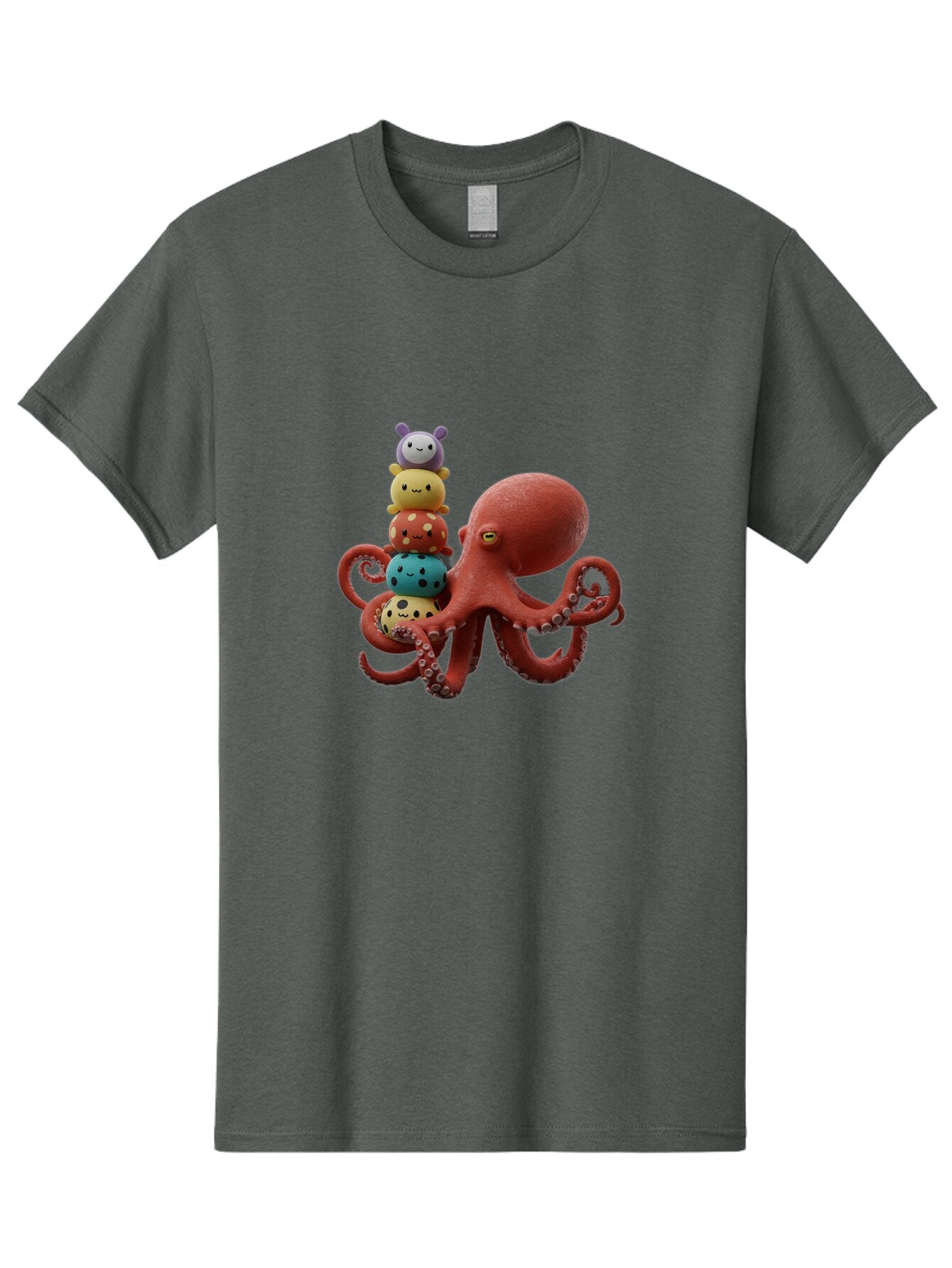 Octo-Character-Stack Men'S Graphic Tee, 100% Cotton, Comfortable Casual Summer Wear, Machine Washable, Vintage Camera, Old Camera, Antique Camera, Black Camera, Classic Photography, Photography Equipment, Nostalgic Device, Film Camera, Bar206 6