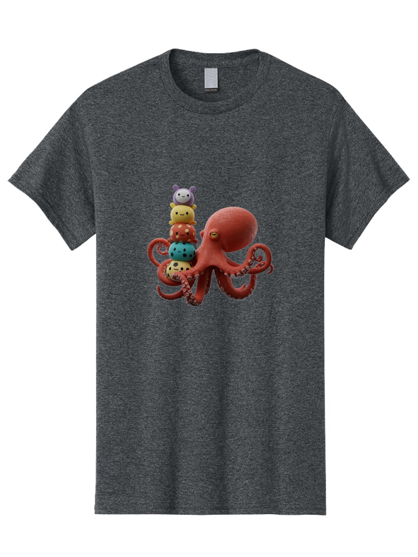 Octo-Character-Stack Men'S Graphic Tee, 100% Cotton, Comfortable Casual Summer Wear, Machine Washable, Vintage Camera, Old Camera, Antique Camera, Black Camera, Classic Photography, Photography Equipment, Nostalgic Device, Film Camera, Bar206 1