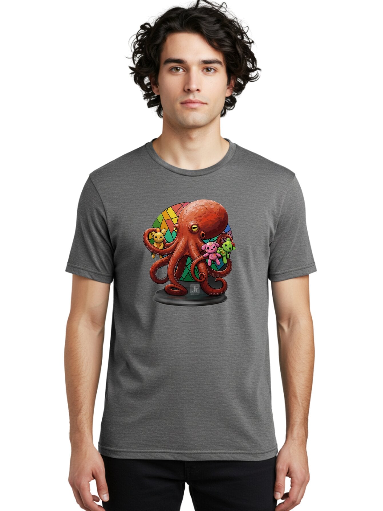 Octo-Teddy-1 Men'S Graphic Tee, 100% Cotton, Comfortable Casual Summer Wear, Machine Washable, Vintage Camera, Old Camera, Antique Camera, Black Camera, Classic Photography, Photography Equipment, Nostalgic Device, Film Camera, Camera Art Bar207 28