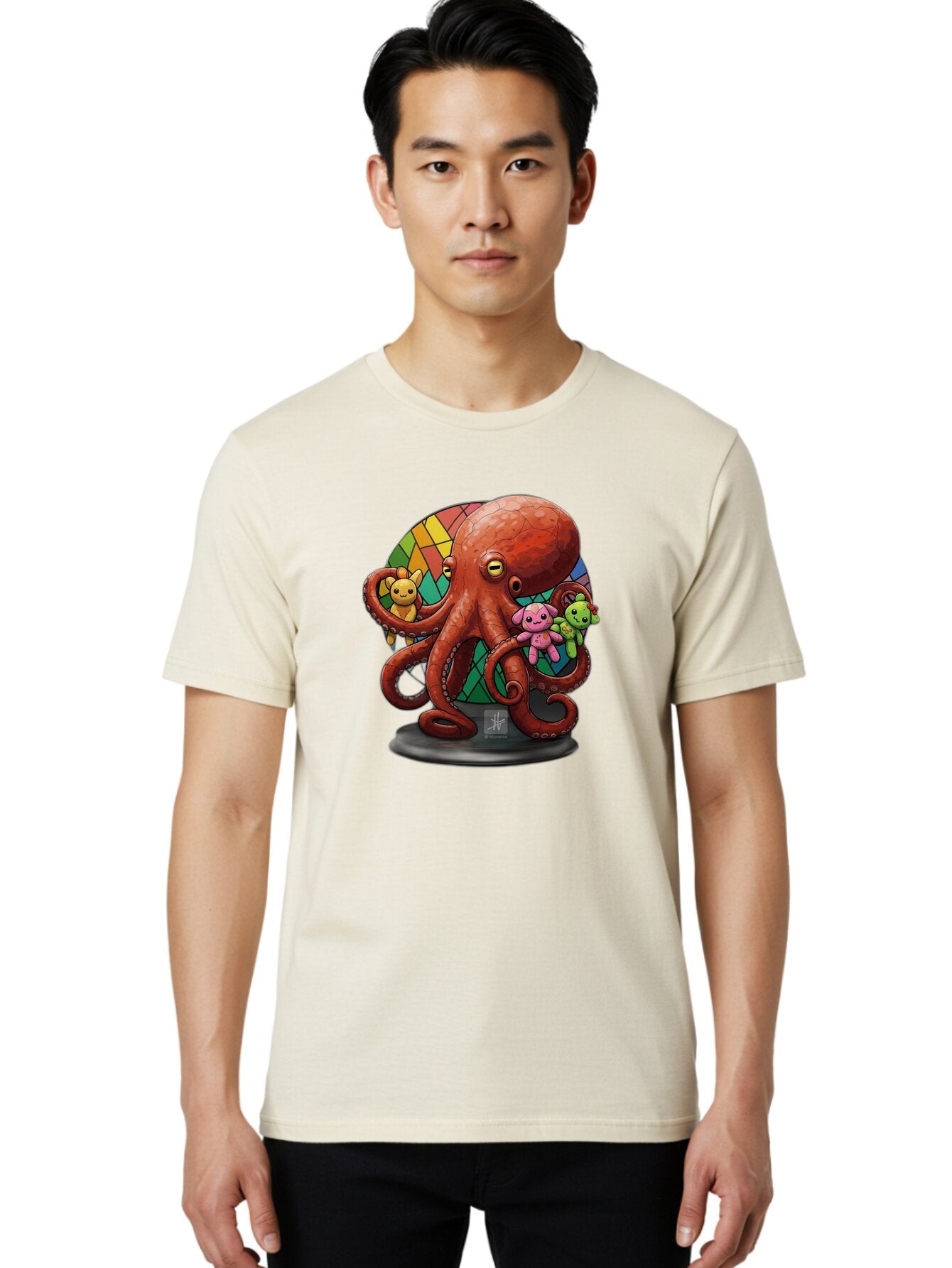 Octo-Teddy-1 Men'S Graphic Tee, 100% Cotton, Comfortable Casual Summer Wear, Machine Washable, Vintage Camera, Old Camera, Antique Camera, Black Camera, Classic Photography, Photography Equipment, Nostalgic Device, Film Camera, Camera Art Bar207 16