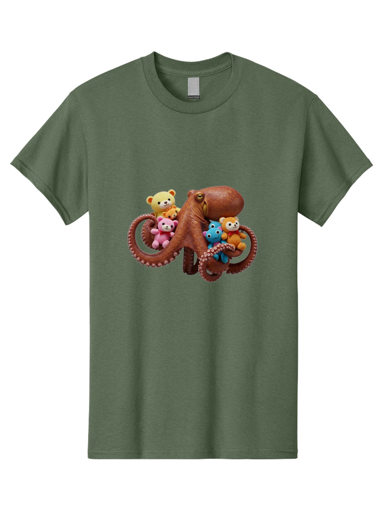 Octo-Teddy Men'S Graphic Tee, 100% Cotton, Comfortable Casual Summer Wear, Machine Washable, Vintage Camera, Old Camera, Antique Camera, Black Camera, Classic Photography, Photography Equipment, Nostalgic Device, Film Camera, Camera Art Bar208 11