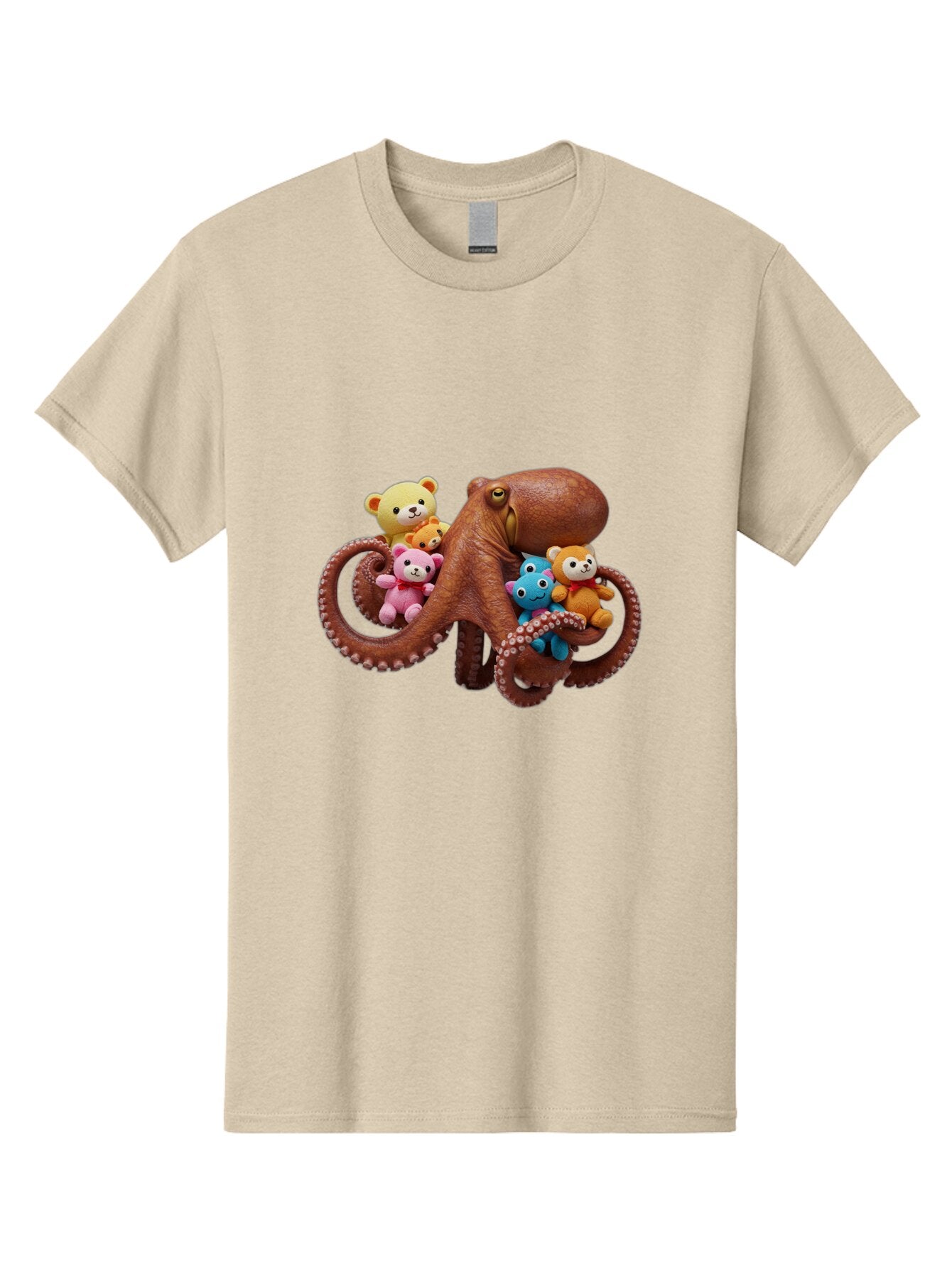 Octo-Teddy Men'S Graphic Tee, 100% Cotton, Comfortable Casual Summer Wear, Machine Washable, Vintage Camera, Old Camera, Antique Camera, Black Camera, Classic Photography, Photography Equipment, Nostalgic Device, Film Camera, Camera Art Bar208 15