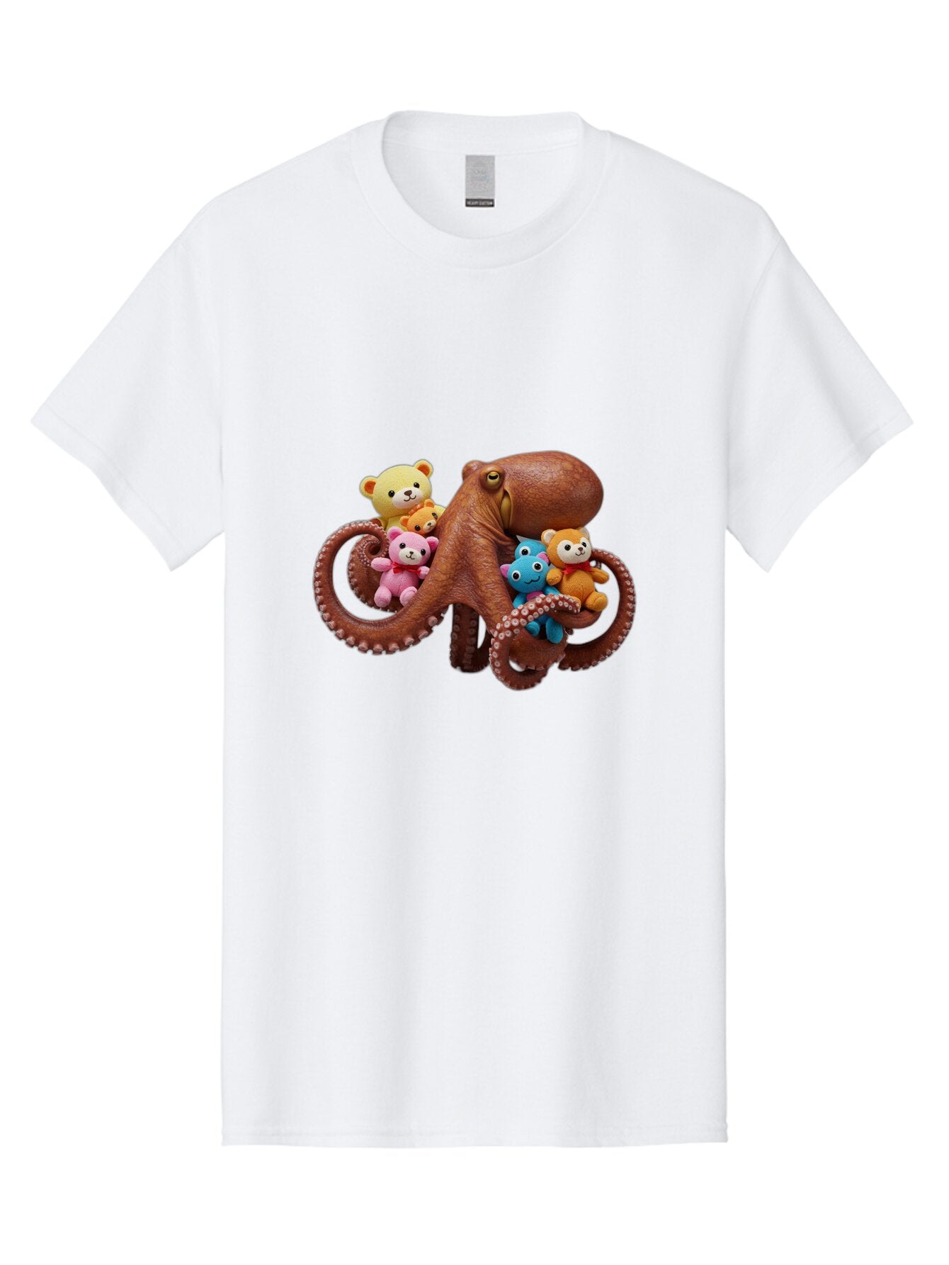 Octo-Teddy Men'S Graphic Tee, 100% Cotton, Comfortable Casual Summer Wear, Machine Washable, Vintage Camera, Old Camera, Antique Camera, Black Camera, Classic Photography, Photography Equipment, Nostalgic Device, Film Camera, Camera Art Bar208 4