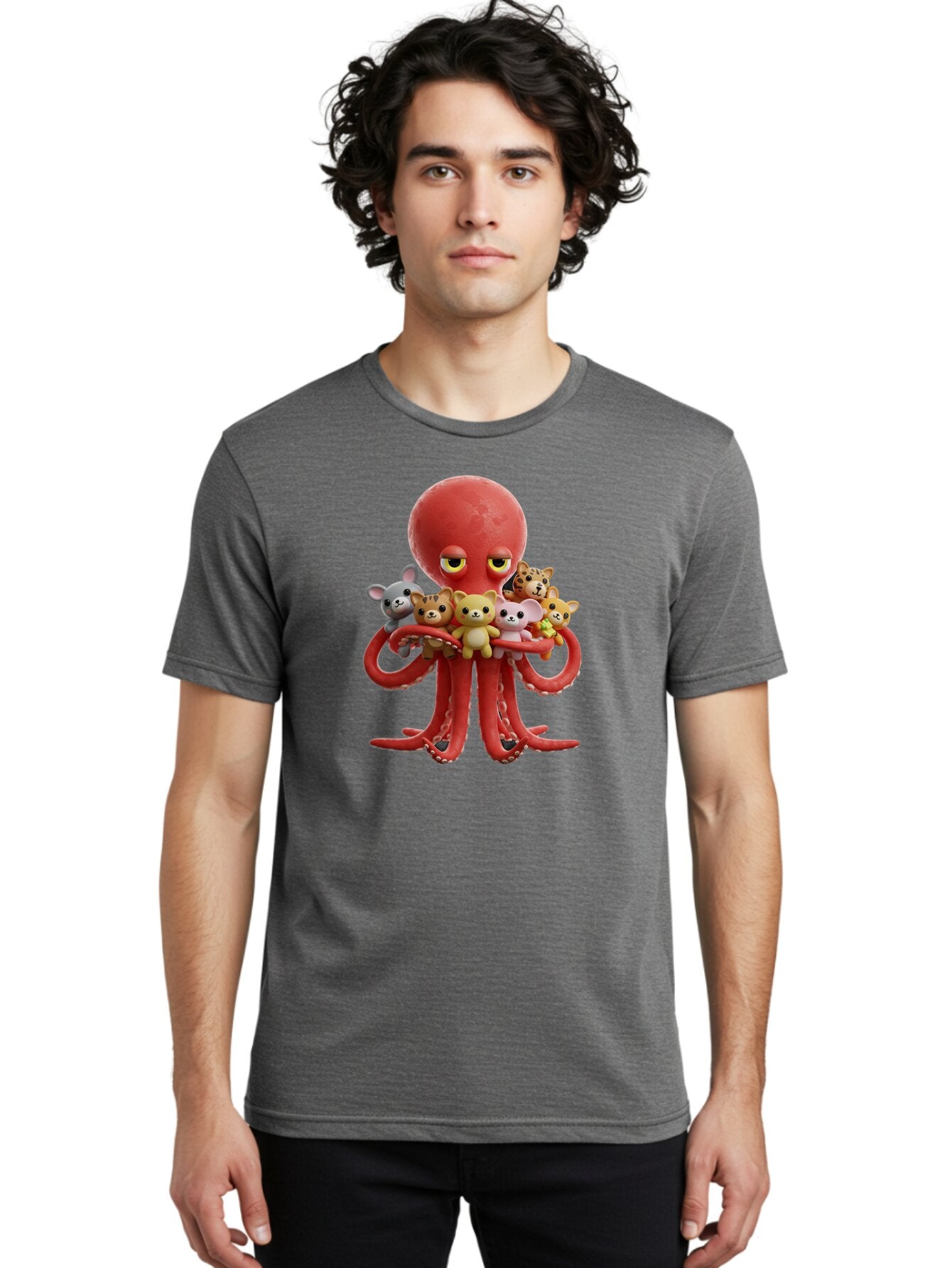 Octopus-Holding-Cats Men'S Graphic Tee, 100% Cotton, Comfortable Casual Summer Wear, Machine Washable, Vintage Camera, Old Camera, Antique Camera, Black Camera, Classic Photography, Photography Equipment, Nostalgic Device, Film Camera, Bar214 23