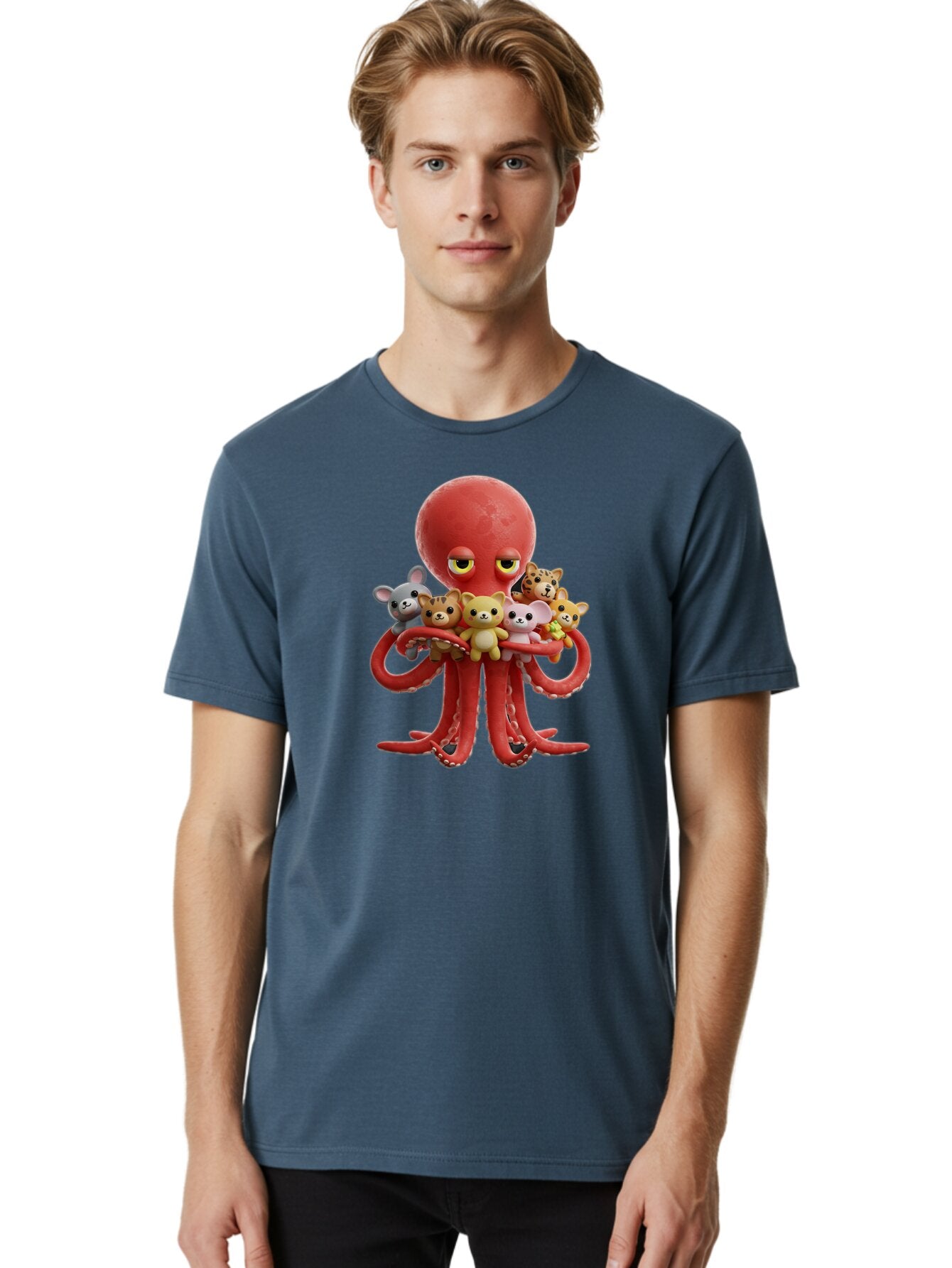 Octopus-Holding-Cats Men'S Graphic Tee, 100% Cotton, Comfortable Casual Summer Wear, Machine Washable, Vintage Camera, Old Camera, Antique Camera, Black Camera, Classic Photography, Photography Equipment, Nostalgic Device, Film Camera, Bar214 27
