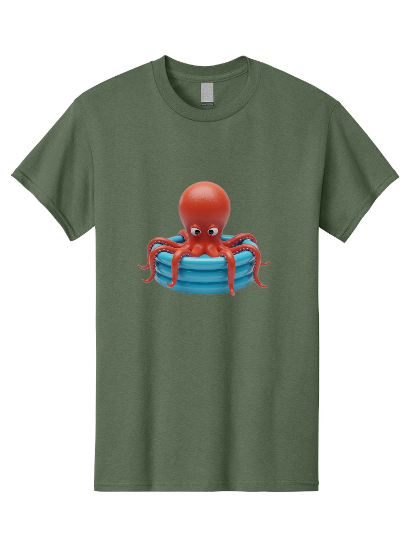 Octopus-In-Inflatable-Ring Men'S Graphic Tee, 100% Cotton, Comfortable Casual Summer Wear, Machine Washable, Vintage Camera, Old Camera, Antique Camera, Black Camera, Classic Photography, Photography Equipment, Nostalgic Device, Film Camera, Bar216 8
