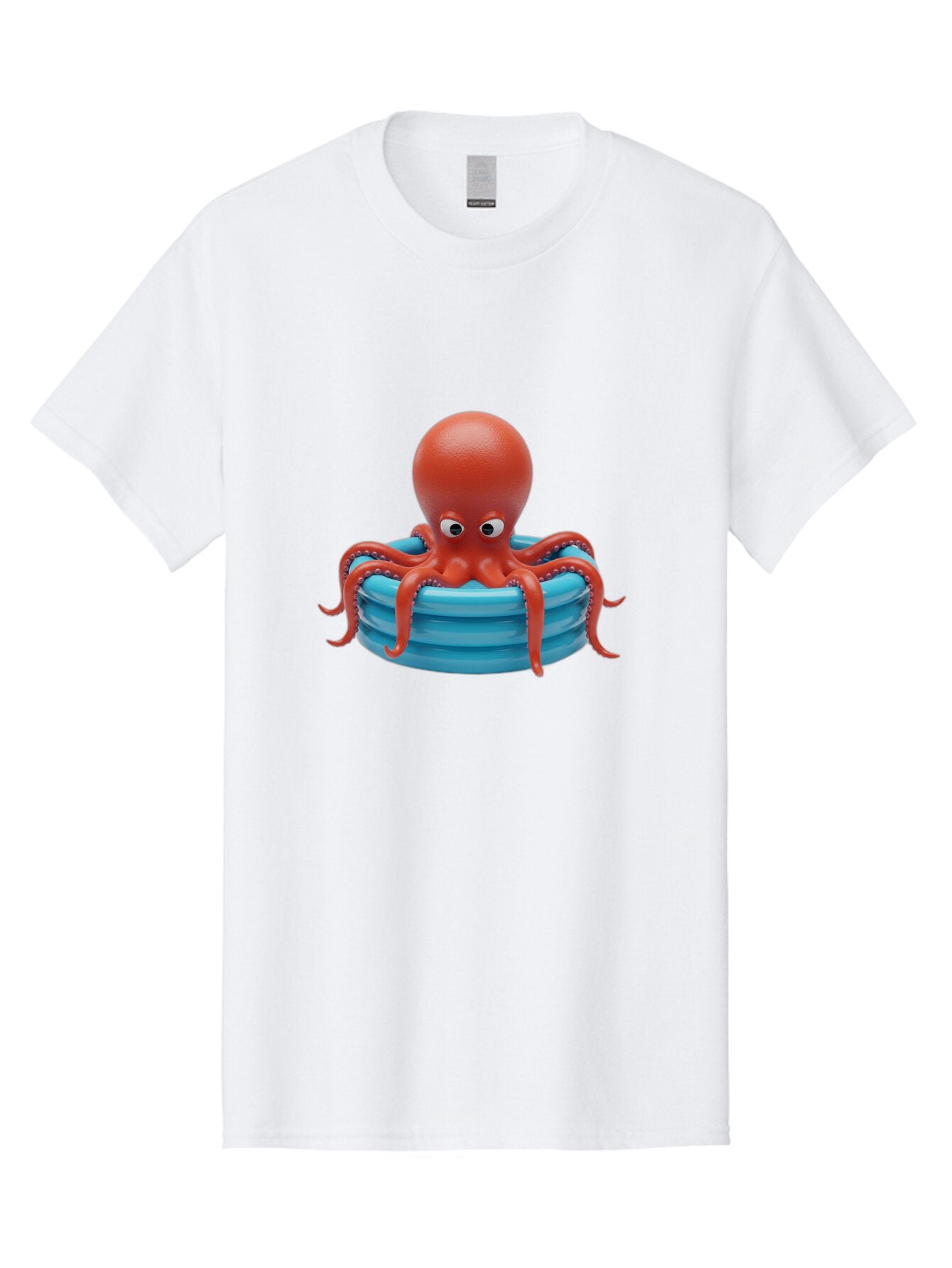 Octopus-In-Inflatable-Ring Men'S Graphic Tee, 100% Cotton, Comfortable Casual Summer Wear, Machine Washable, Vintage Camera, Old Camera, Antique Camera, Black Camera, Classic Photography, Photography Equipment, Nostalgic Device, Film Camera, Bar216 9