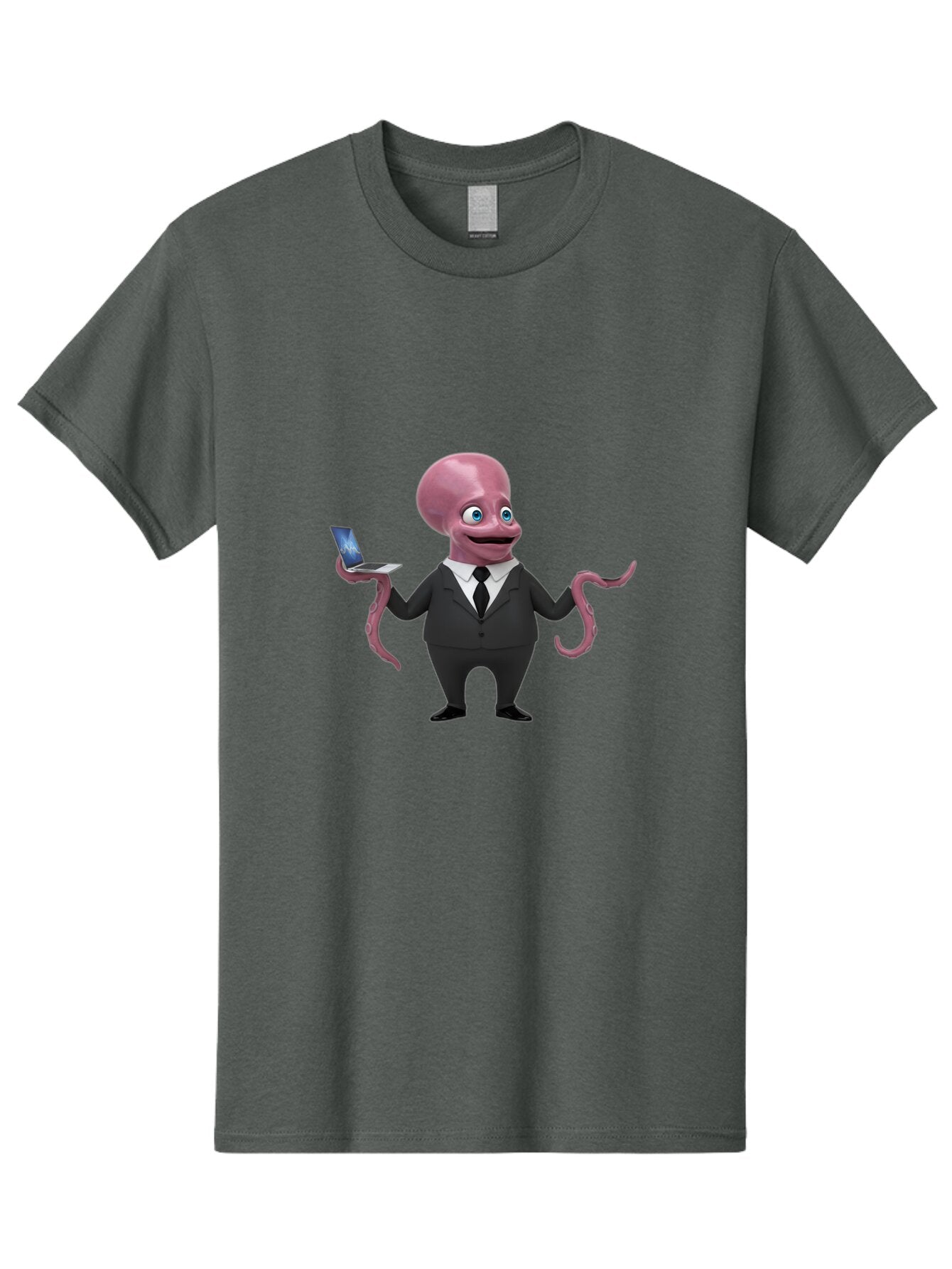 Octopus-In-Suit Men'S Graphic Tee, 100% Cotton, Comfortable Casual Summer Wear, Machine Washable, Vintage Camera, Old Camera, Antique Camera, Black Camera, Classic Photography, Photography Equipment, Nostalgic Device, Film Camera, Camera Art Bar217 14