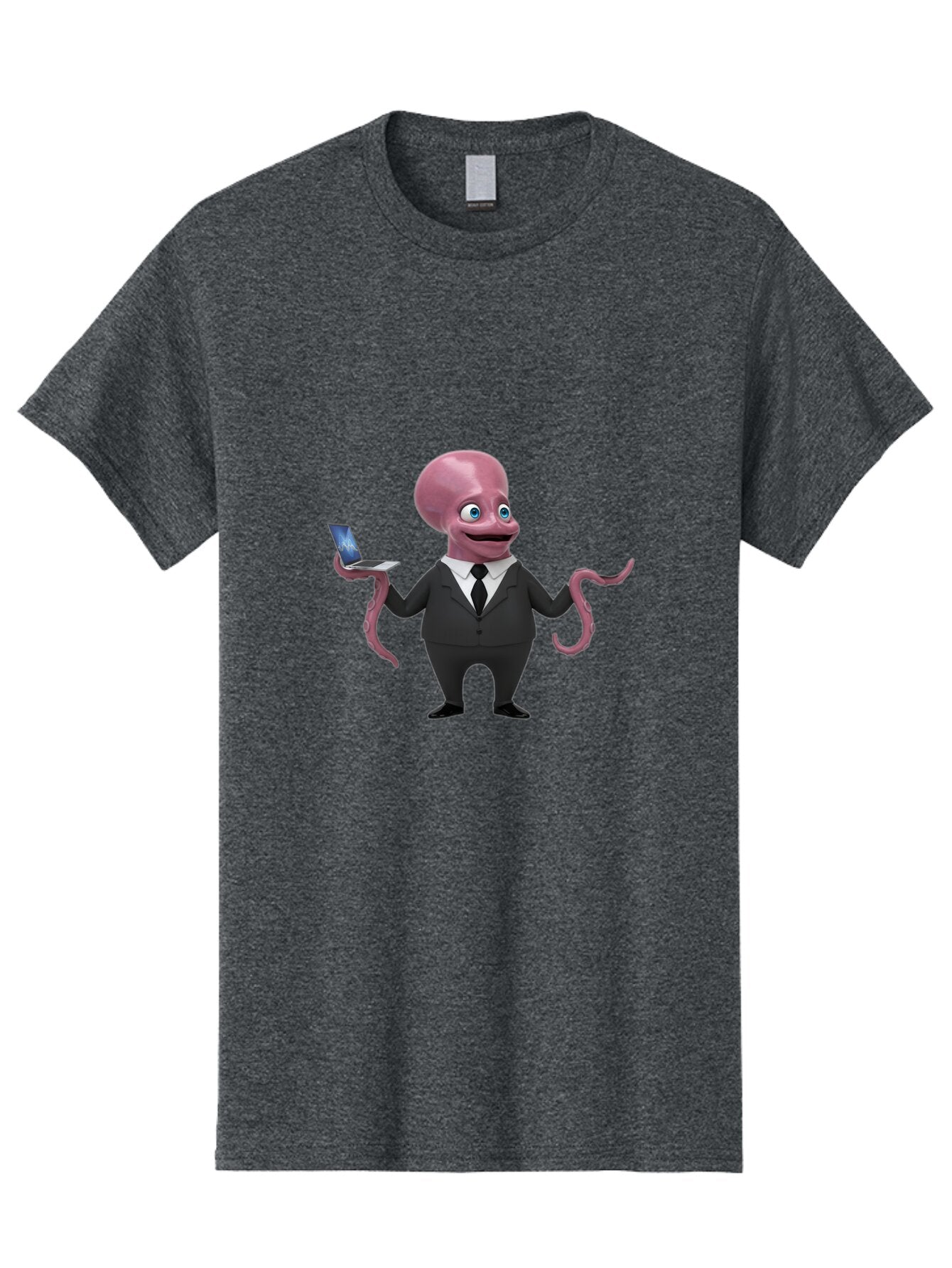 Octopus-In-Suit Men'S Graphic Tee, 100% Cotton, Comfortable Casual Summer Wear, Machine Washable, Vintage Camera, Old Camera, Antique Camera, Black Camera, Classic Photography, Photography Equipment, Nostalgic Device, Film Camera, Camera Art Bar217 6