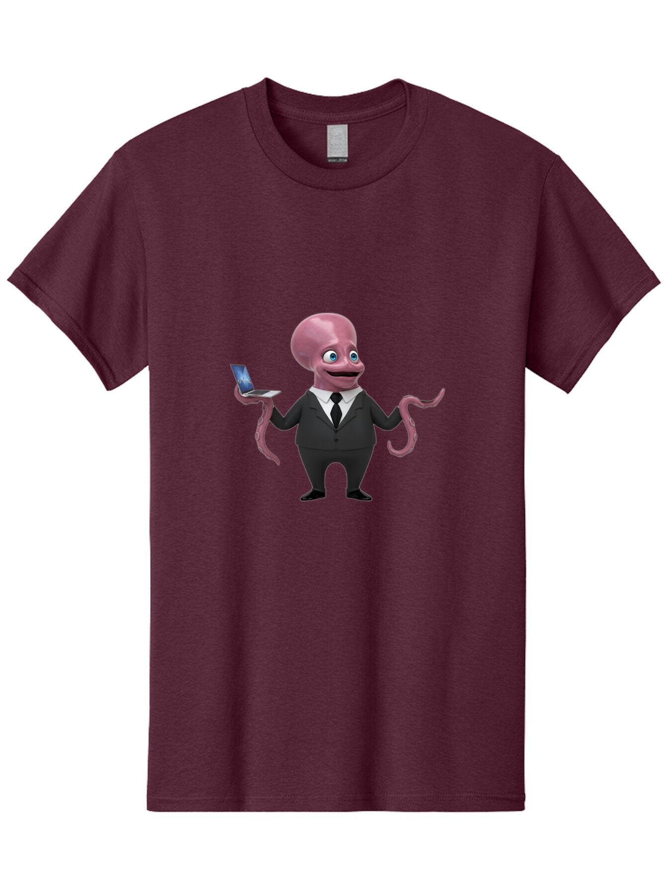 Octopus-In-Suit Men'S Graphic Tee, 100% Cotton, Comfortable Casual Summer Wear, Machine Washable, Vintage Camera, Old Camera, Antique Camera, Black Camera, Classic Photography, Photography Equipment, Nostalgic Device, Film Camera, Camera Art Bar217 8