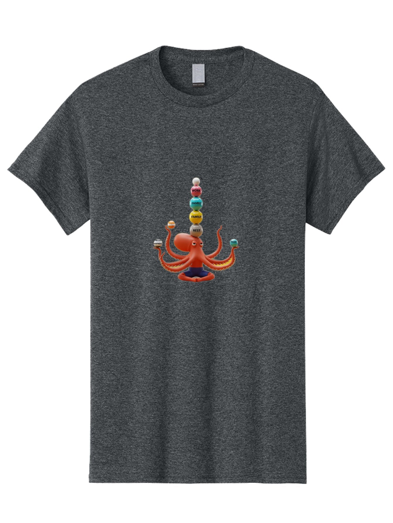 Octopus-Meditation Men'S Graphic Tee, 100% Cotton, Comfortable Casual Summer Wear, Machine Washable, Vintage Camera, Old Camera, Antique Camera, Black Camera, Classic Photography, Photography Equipment, Nostalgic Device, Film Camera, Bar218 4