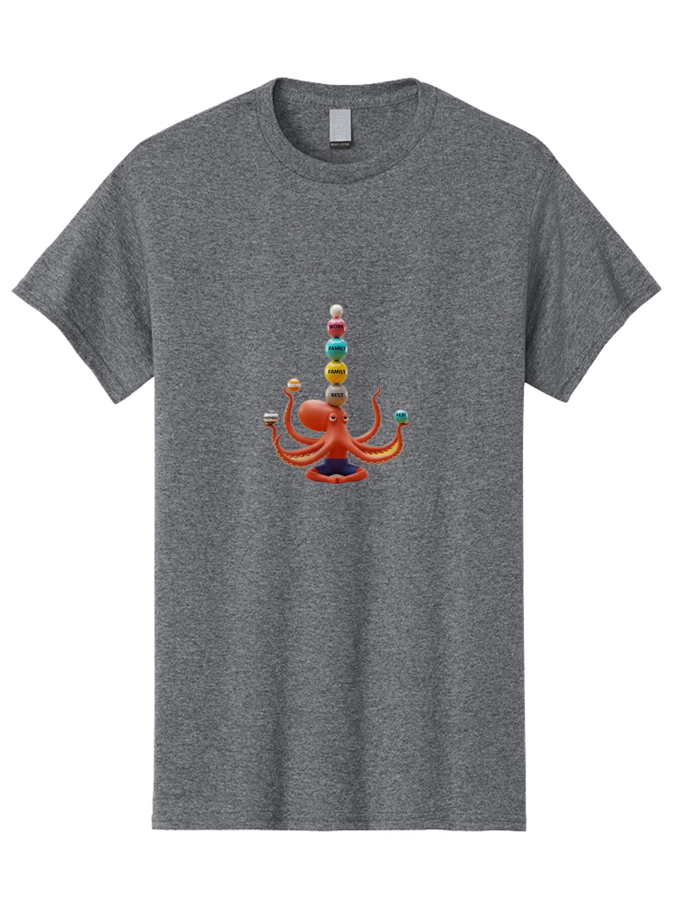 Octopus-Meditation Men'S Graphic Tee, 100% Cotton, Comfortable Casual Summer Wear, Machine Washable, Vintage Camera, Old Camera, Antique Camera, Black Camera, Classic Photography, Photography Equipment, Nostalgic Device, Film Camera, Bar218 8