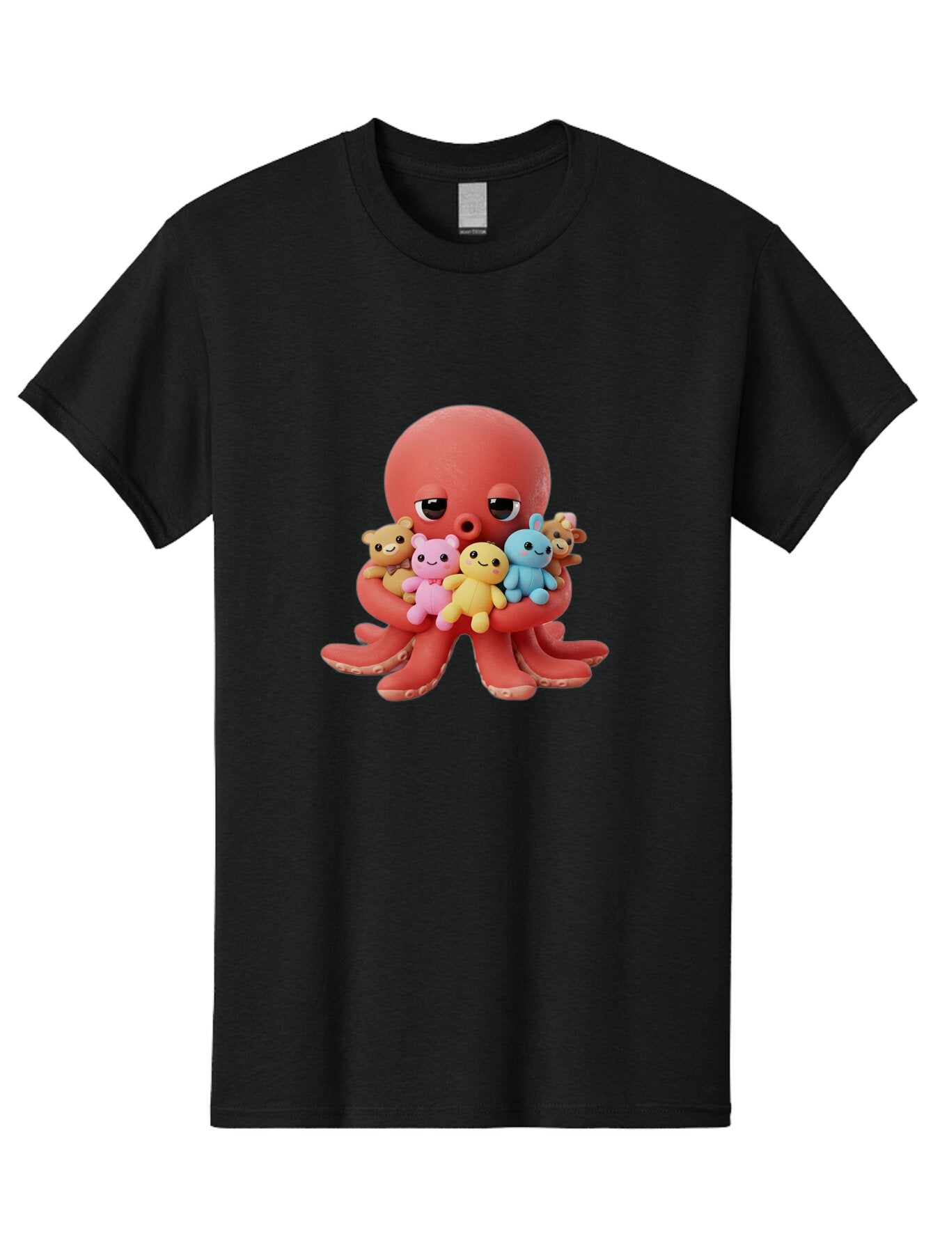 Octopus-With-Animals Men'S Graphic Tee, 100% Cotton, Comfortable Casual Summer Wear, Machine Washable, Vintage Camera, Old Camera, Antique Camera, Black Camera, Classic Photography, Photography Equipment, Nostalgic Device, Film Camera, Bar219 10