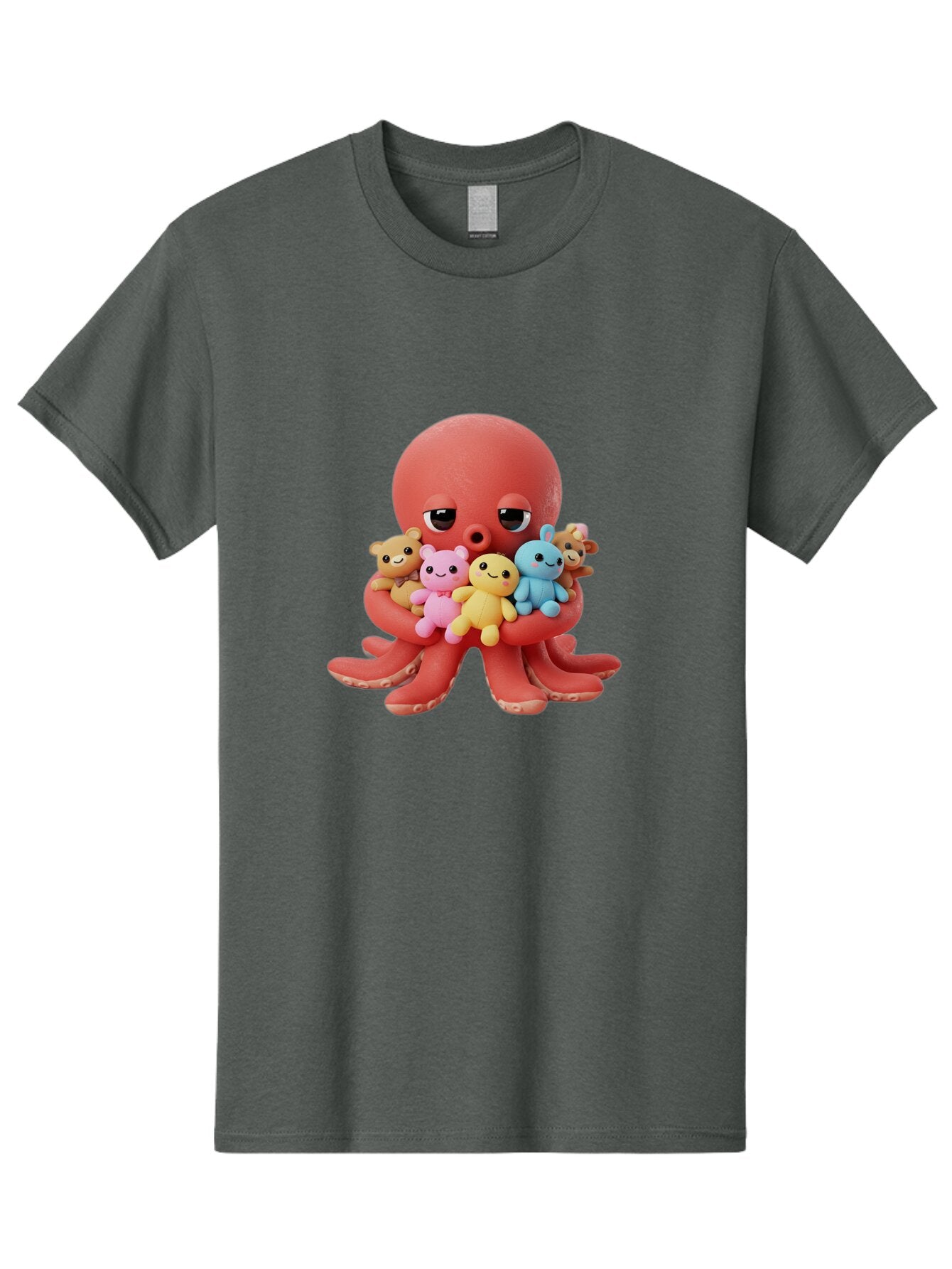 Octopus-With-Animals Men'S Graphic Tee, 100% Cotton, Comfortable Casual Summer Wear, Machine Washable, Vintage Camera, Old Camera, Antique Camera, Black Camera, Classic Photography, Photography Equipment, Nostalgic Device, Film Camera, Bar219
