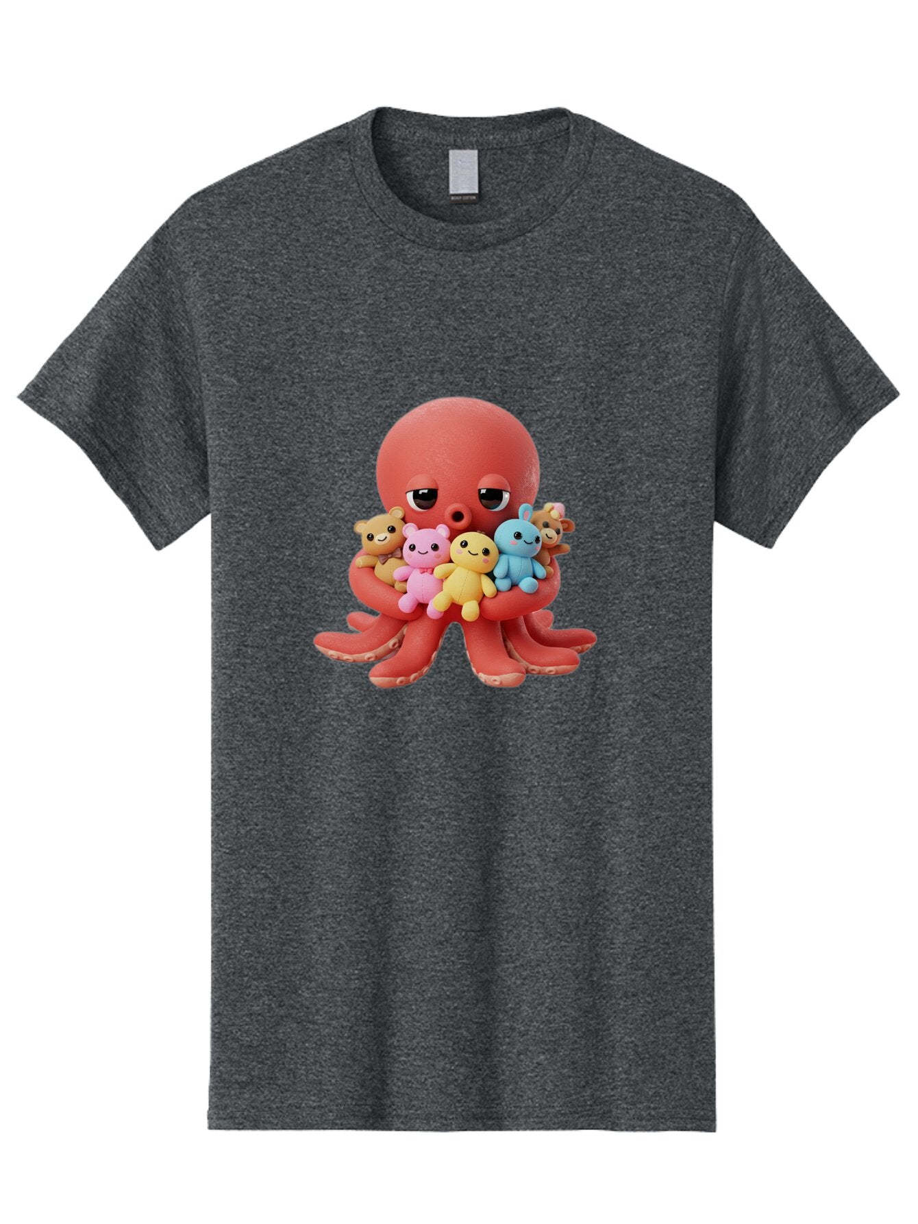 Octopus-With-Animals Men'S Graphic Tee, 100% Cotton, Comfortable Casual Summer Wear, Machine Washable, Vintage Camera, Old Camera, Antique Camera, Black Camera, Classic Photography, Photography Equipment, Nostalgic Device, Film Camera, Bar219 9