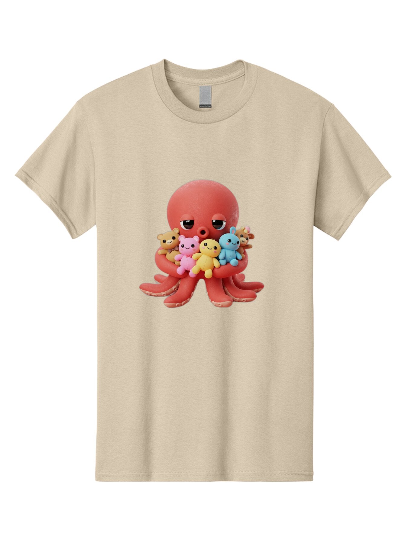 Octopus-With-Animals Men'S Graphic Tee, 100% Cotton, Comfortable Casual Summer Wear, Machine Washable, Vintage Camera, Old Camera, Antique Camera, Black Camera, Classic Photography, Photography Equipment, Nostalgic Device, Film Camera, Bar219 6