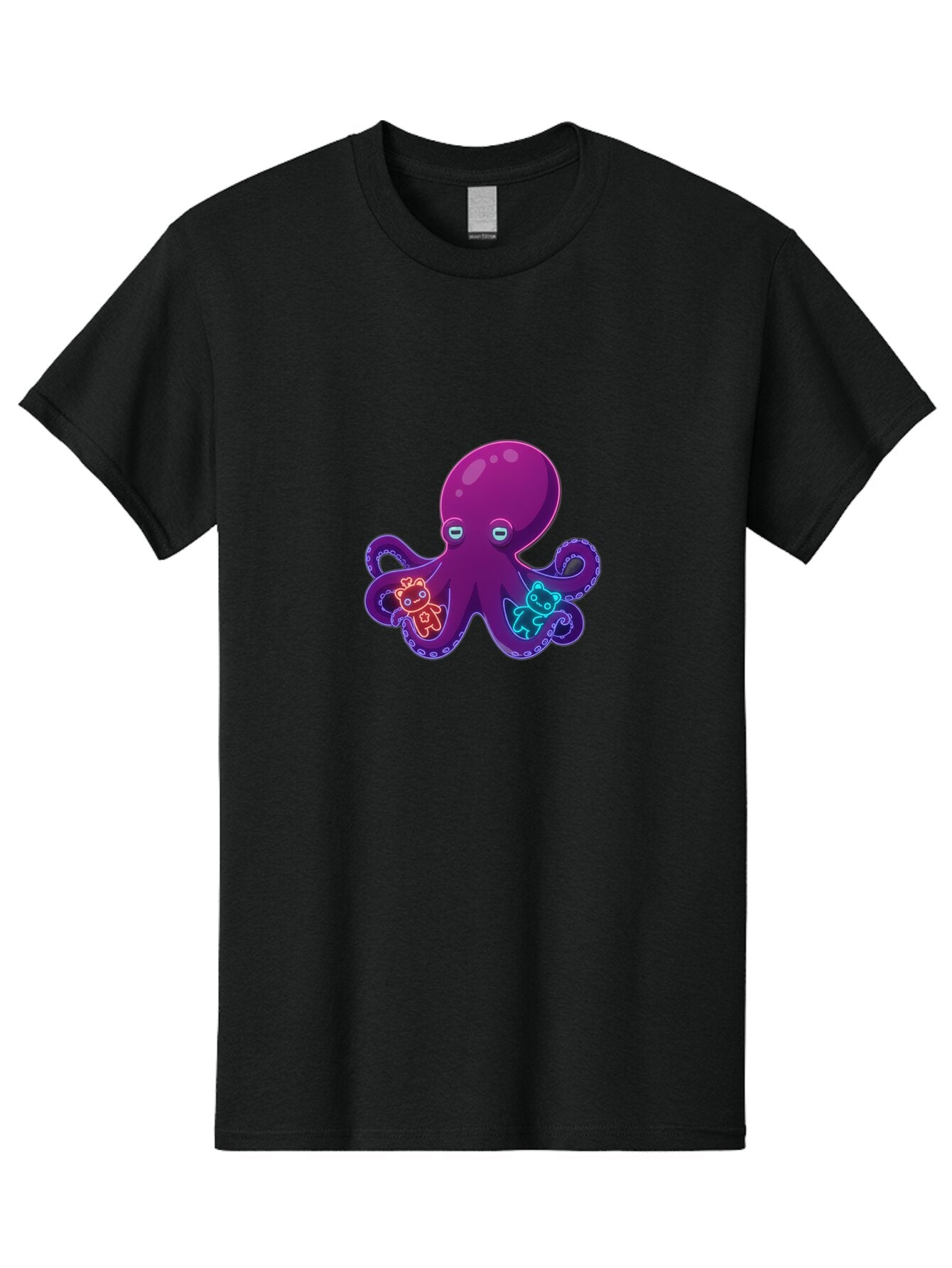 Octopus-With-Teddy-Bears Men'S Graphic Tee, 100% Cotton, Comfortable Casual Summer Wear, Machine Washable, Vintage Camera, Old Camera, Antique Camera, Black Camera, Classic Photography, Photography Equipment, Nostalgic Device, Film Camera, Bar220 11