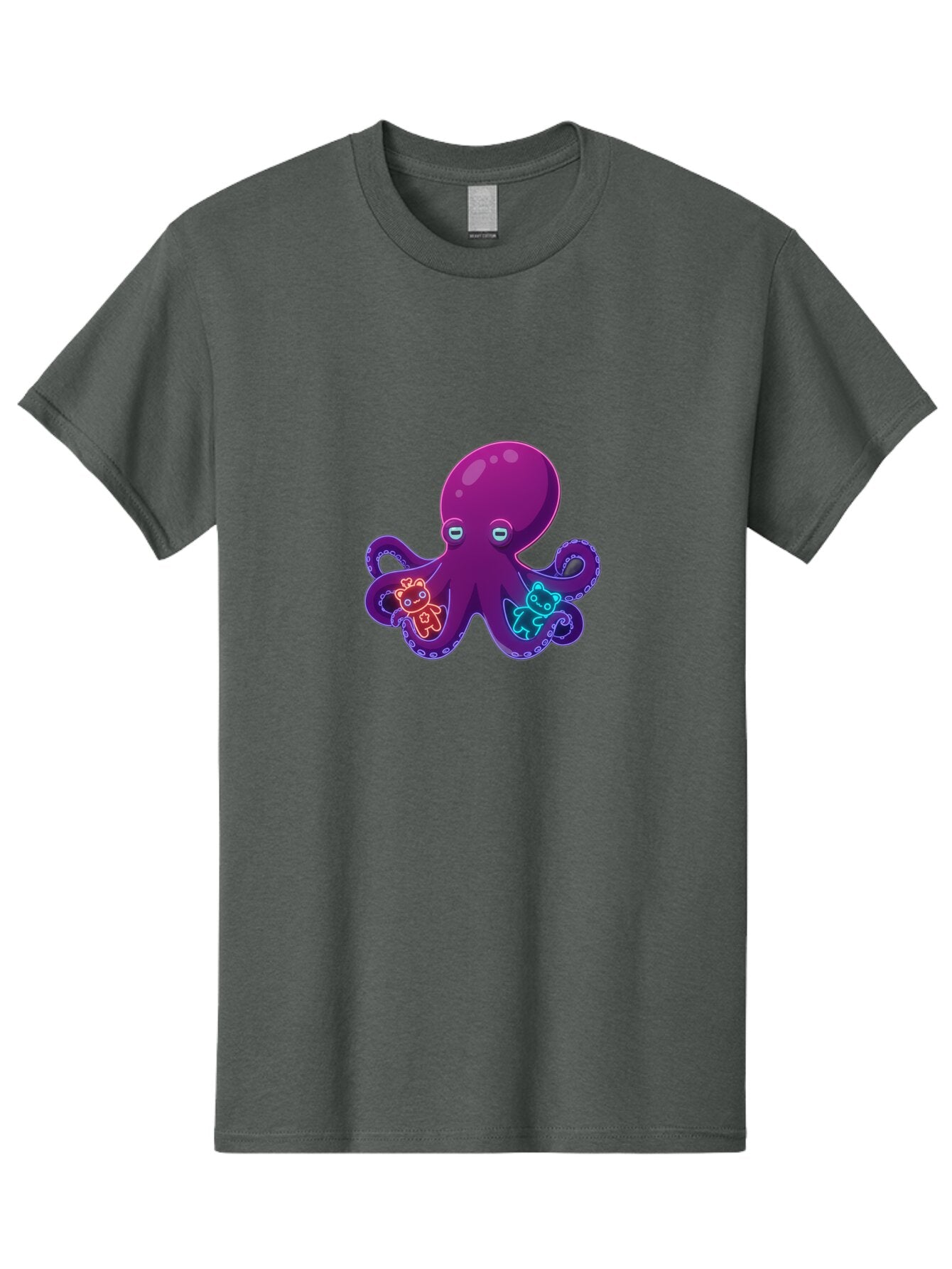 Octopus-With-Teddy-Bears Men'S Graphic Tee, 100% Cotton, Comfortable Casual Summer Wear, Machine Washable, Vintage Camera, Old Camera, Antique Camera, Black Camera, Classic Photography, Photography Equipment, Nostalgic Device, Film Camera, Bar220 13