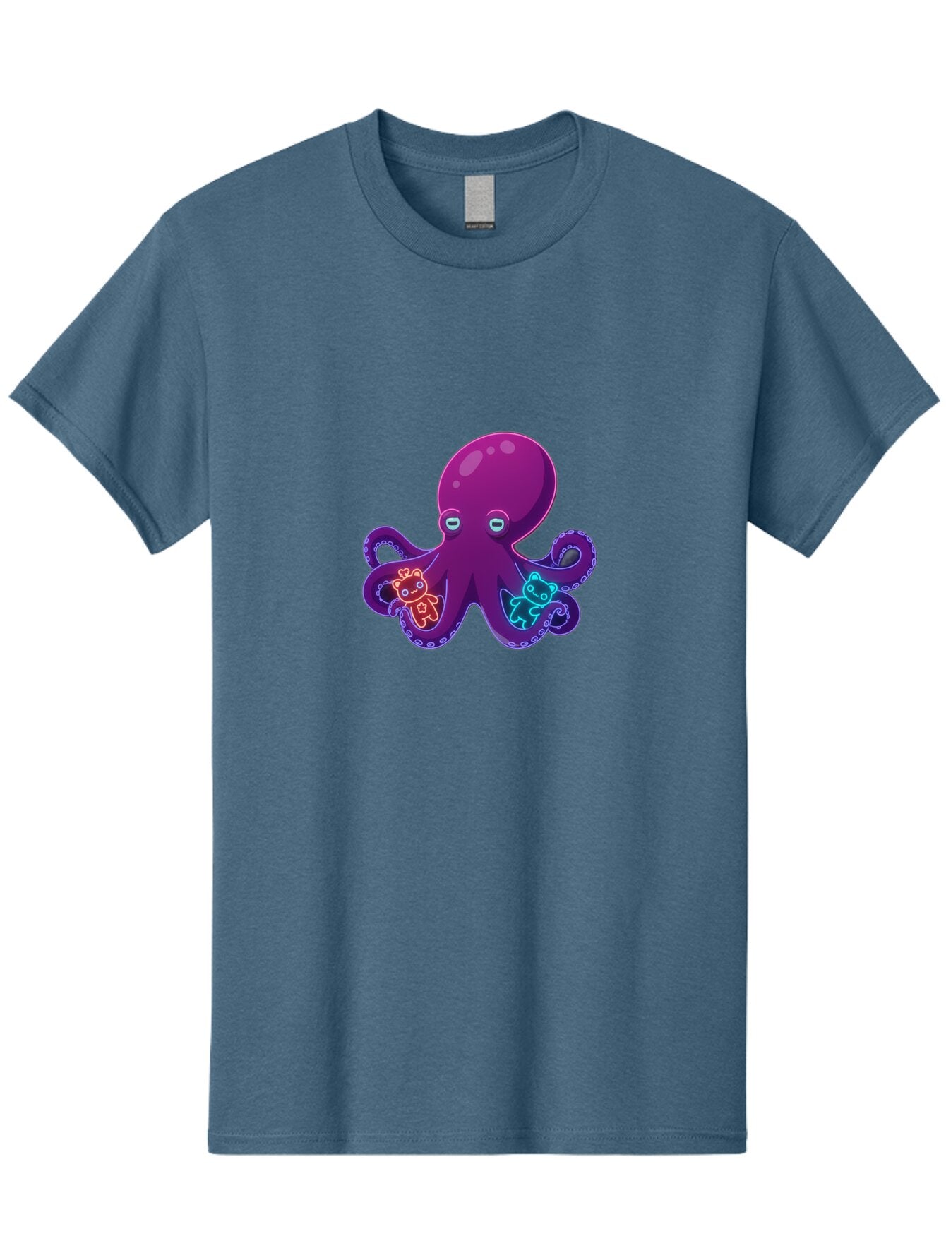Octopus-With-Teddy-Bears Men'S Graphic Tee, 100% Cotton, Comfortable Casual Summer Wear, Machine Washable, Vintage Camera, Old Camera, Antique Camera, Black Camera, Classic Photography, Photography Equipment, Nostalgic Device, Film Camera, Bar220 1